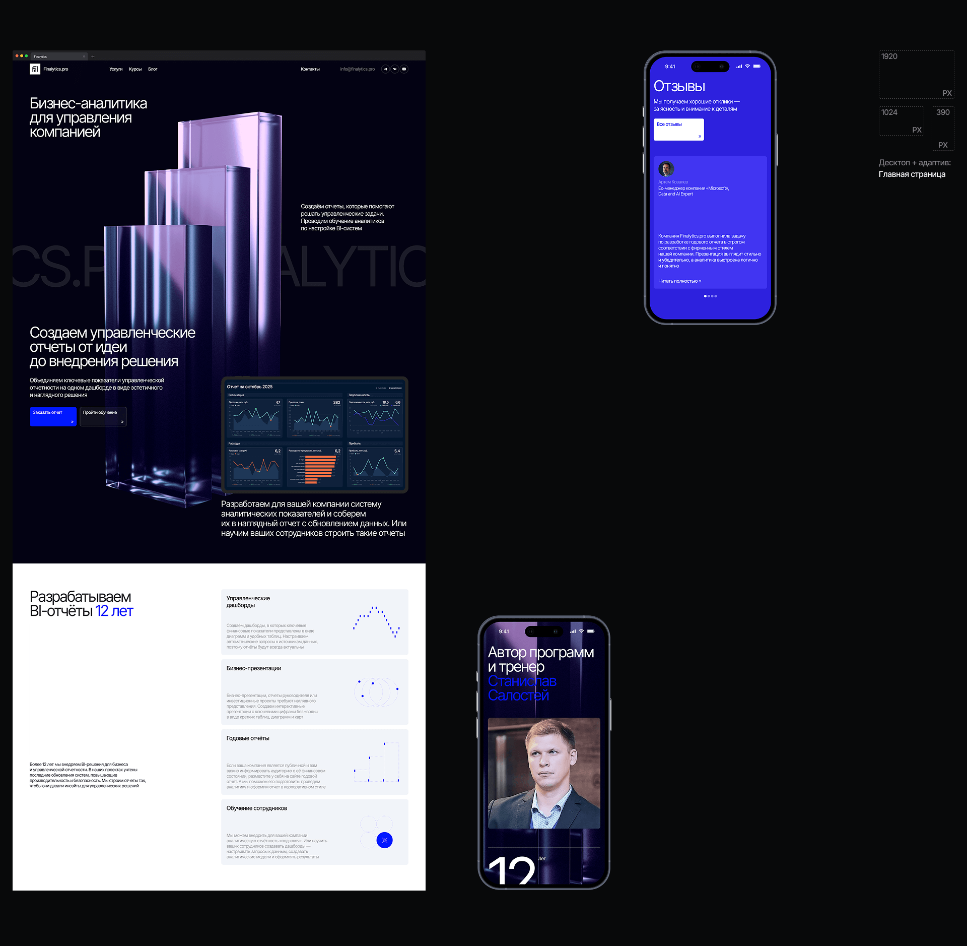 Finalytics.pro® — Изображение №3 — Интерфейсы, Брендинг на Dprofile
