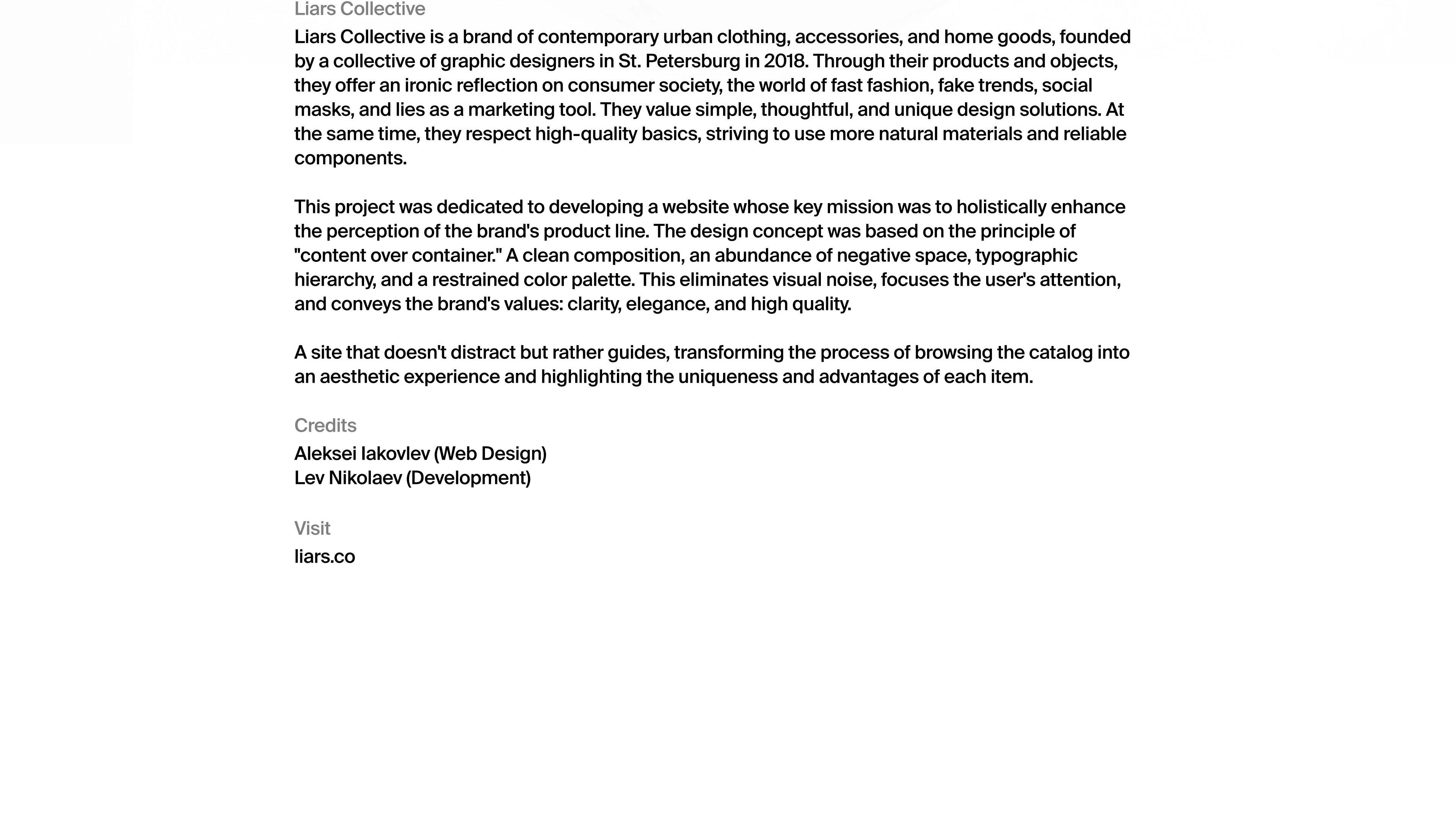 liars.co — Изображение №3 — Интерфейсы на Dprofile