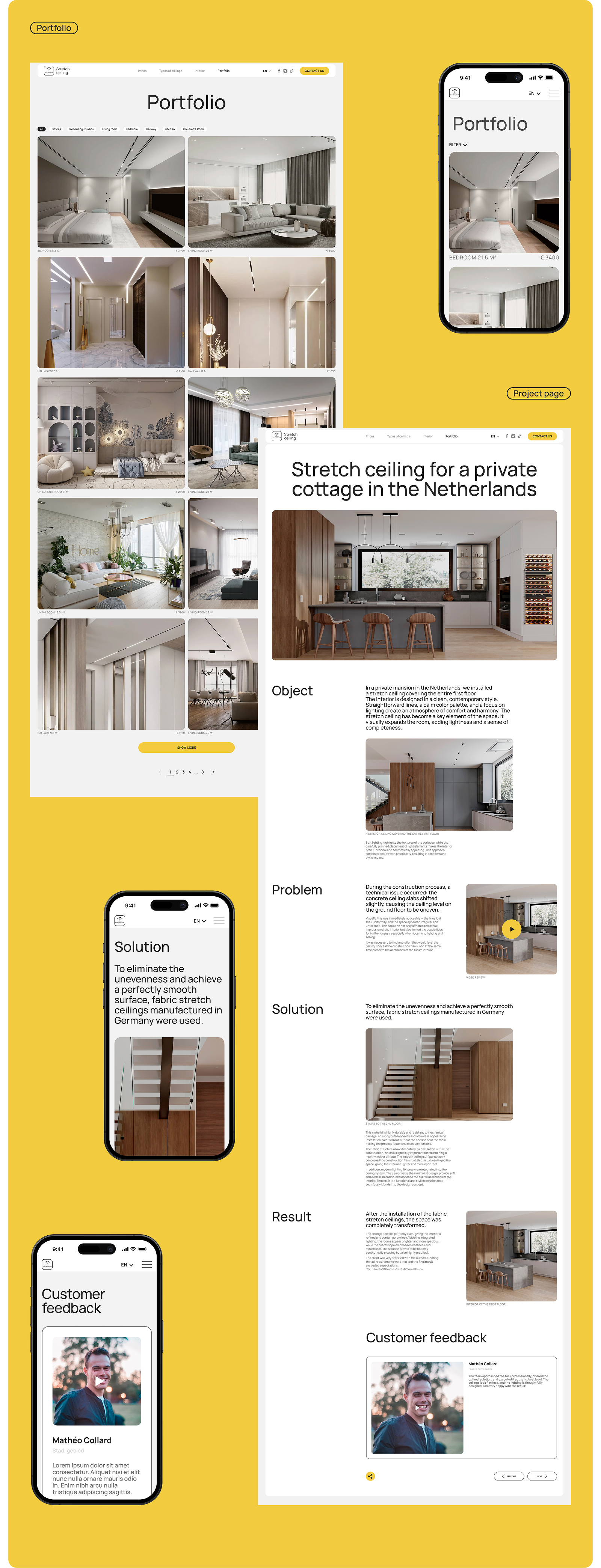 Spanplafond Garant | Корпоративный сайт — Изображение №8 — Интерфейсы, Графика на Dprofile