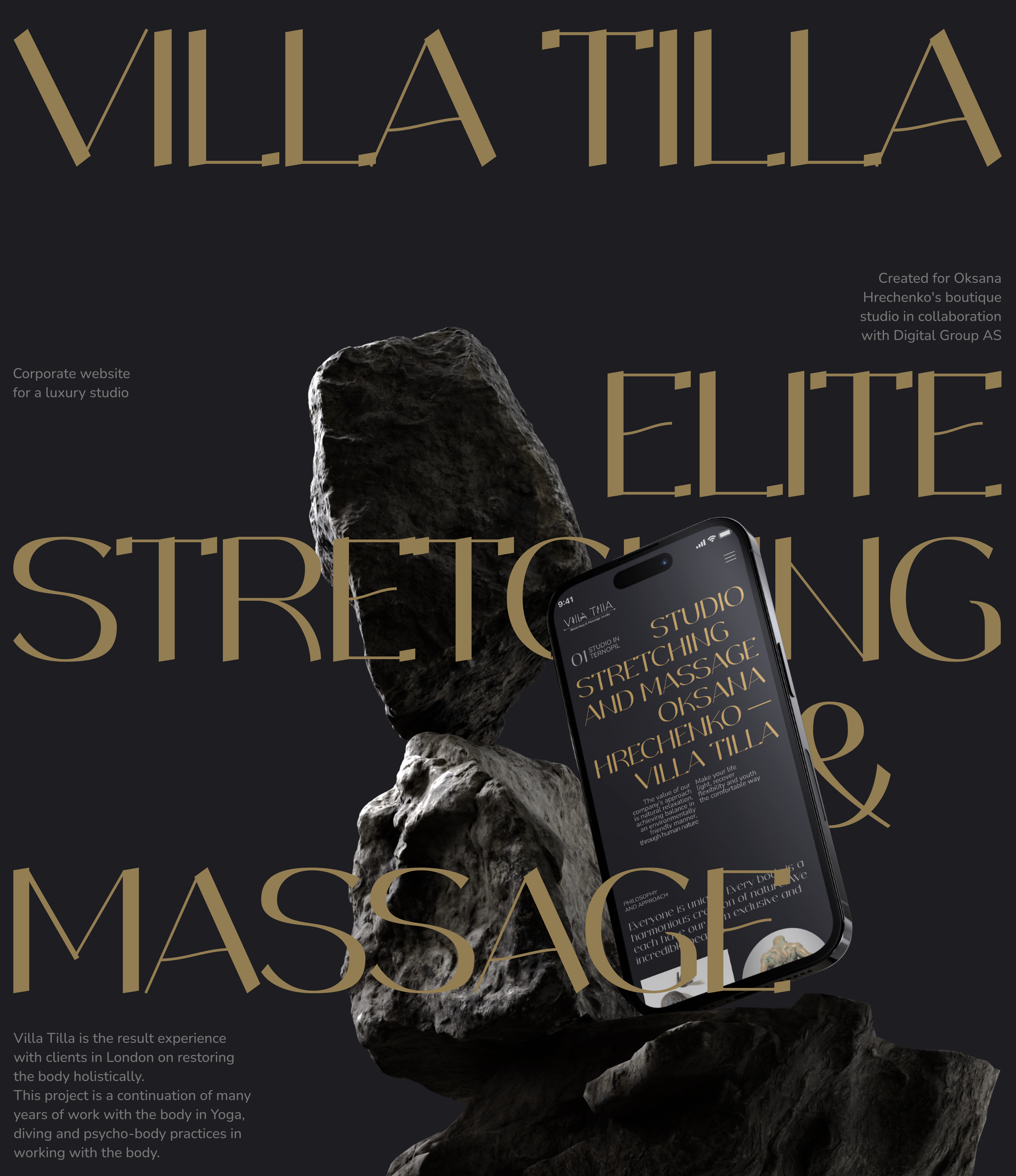 Villa Tilla | Luxury boutique wellness studio — Изображение №1 — Интерфейсы, Брендинг на Dprofile