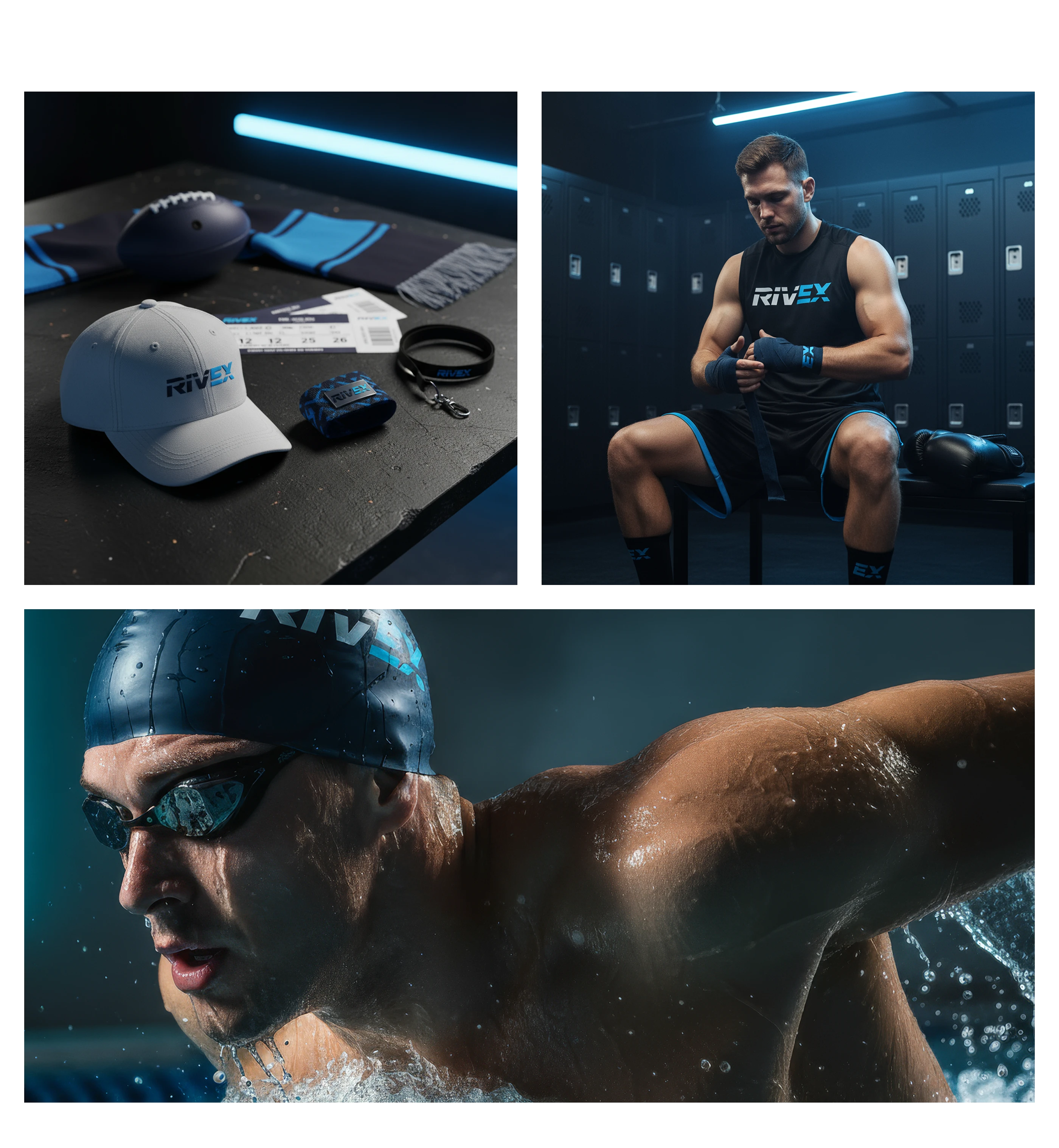 Key Visuals для спортивного бренда RIVEX — Изображение №4 — Графика, Маркетинг на Dprofile