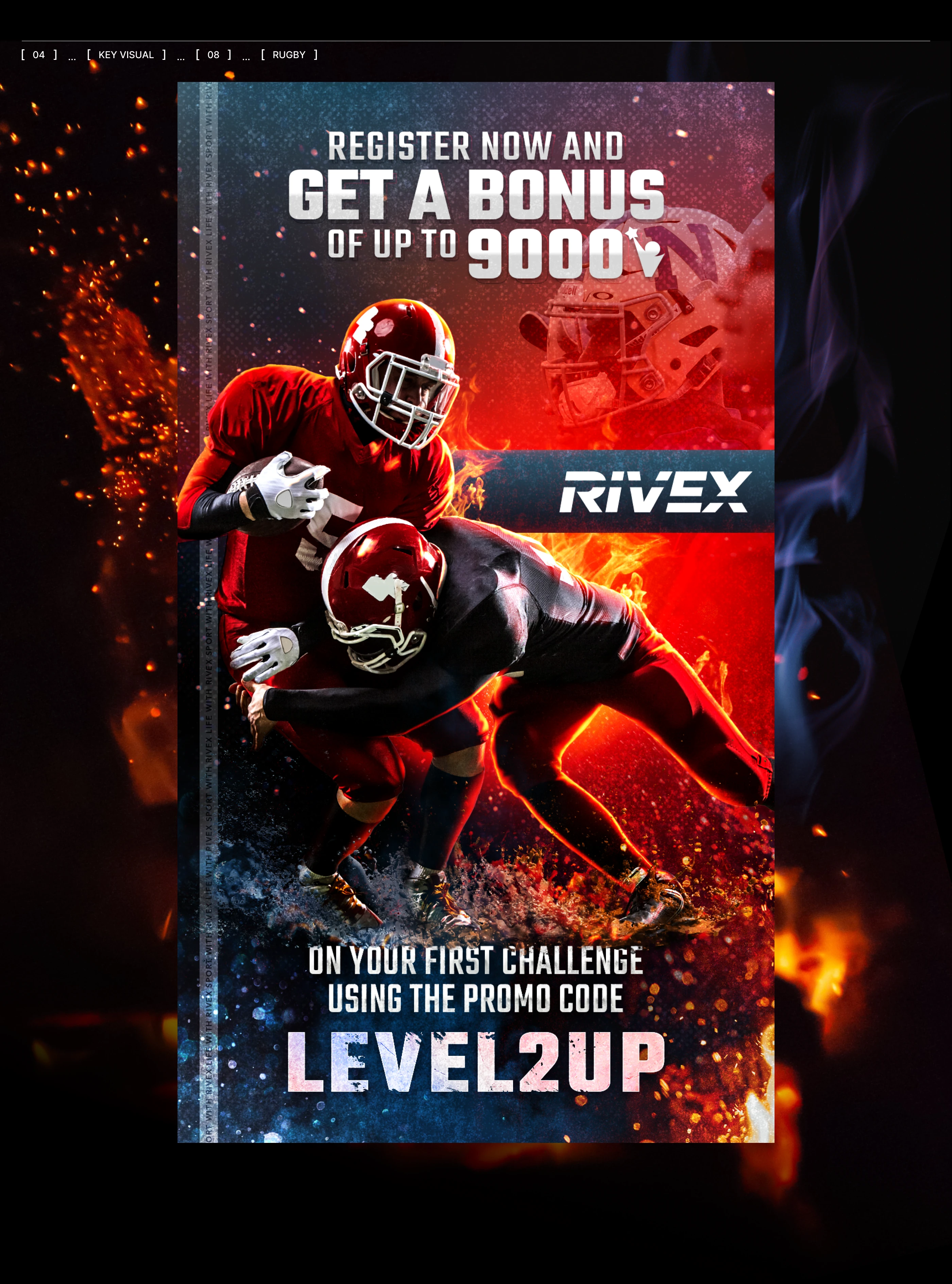 Key Visuals для спортивного бренда RIVEX — Изображение №11 — Графика, Маркетинг на Dprofile