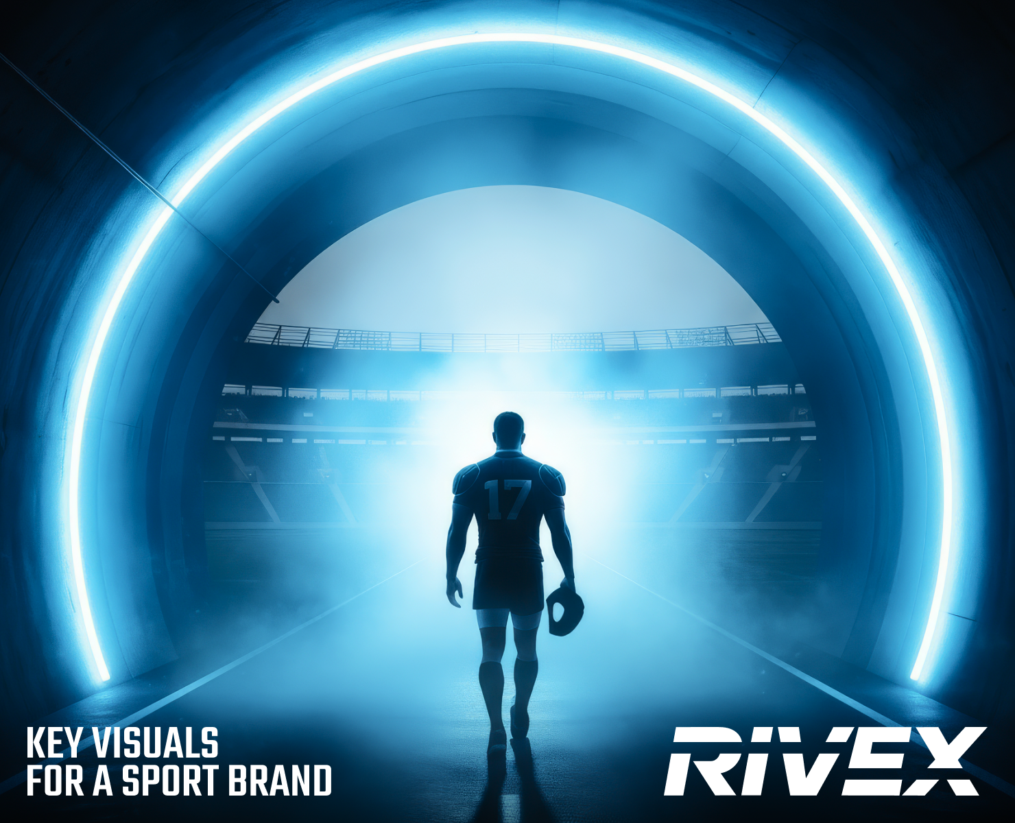 Key Visuals для спортивного бренда RIVEX — Графика, Маркетинг на Dprofile