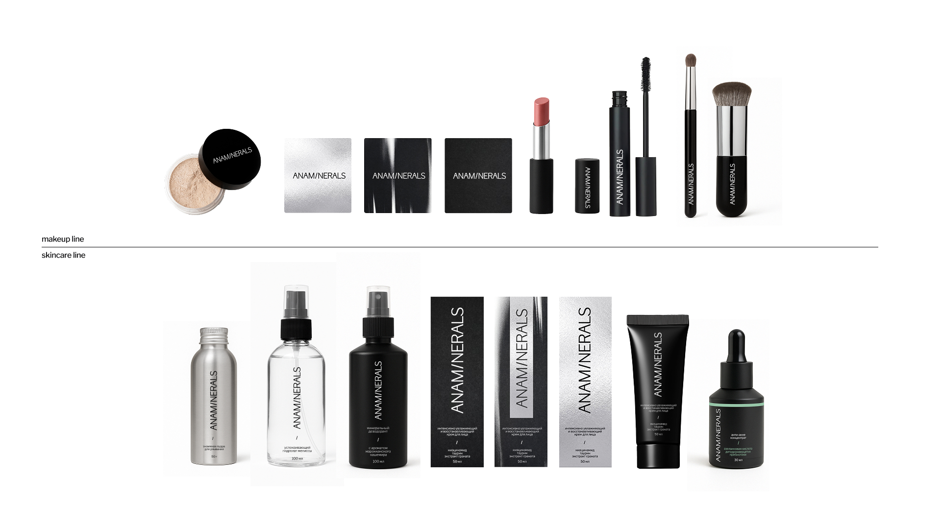 ANAMINERALS ребрендинг косметики — Изображение №9 — Брендинг на Dprofile