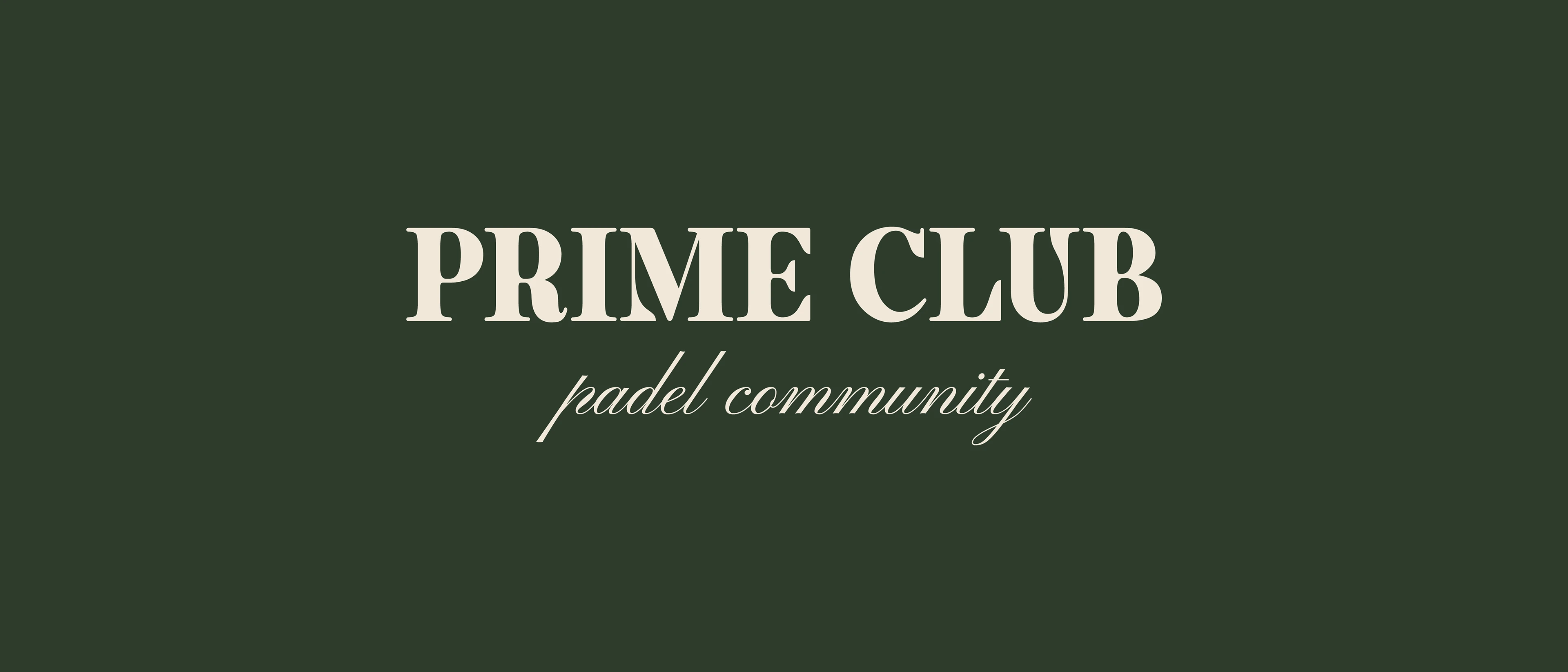 PRIME CLUB / PADEL COMMUNITY — Изображение №2 — Брендинг на Dprofile