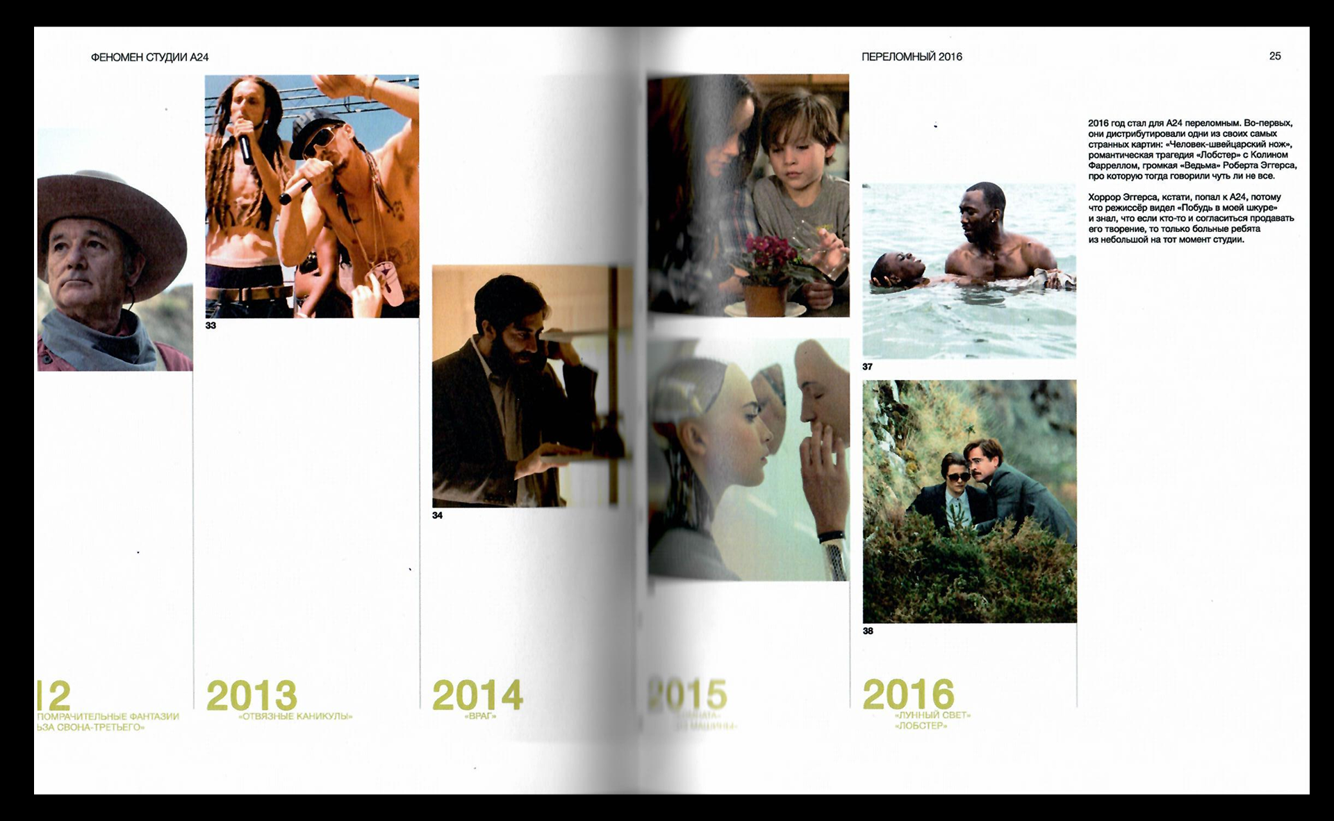 Книга про студию А24 — Изображение №8 — Графика на Dprofile