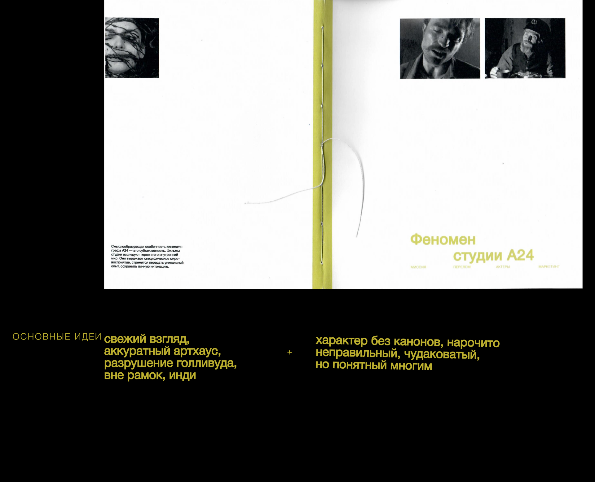 Книга про студию А24 — Изображение №2 — Графика на Dprofile
