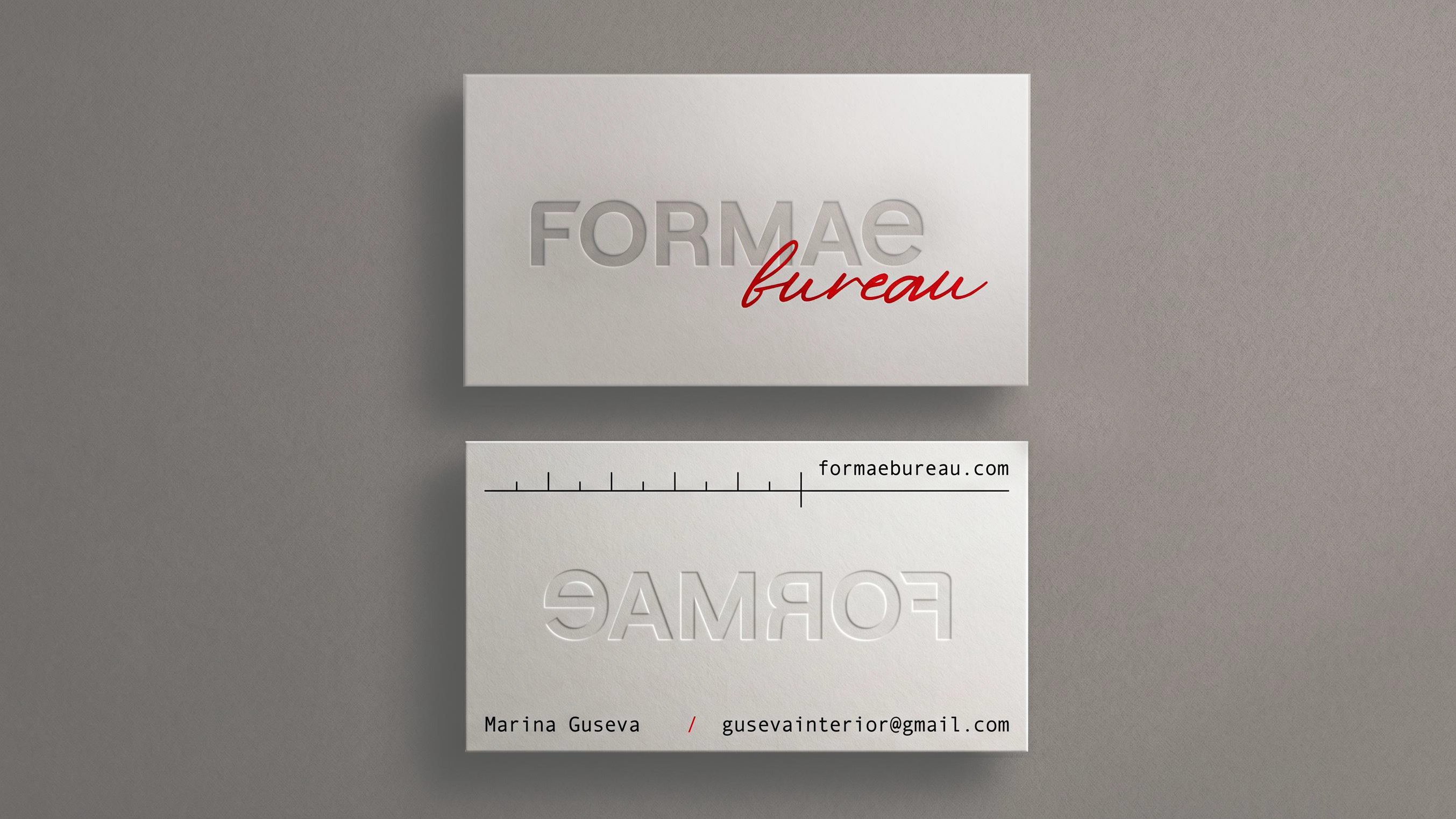 "FORMAE bureau" Бренд дизайн для премиального бюро интерьер… — Изображение №25 — Брендинг на Dprofile