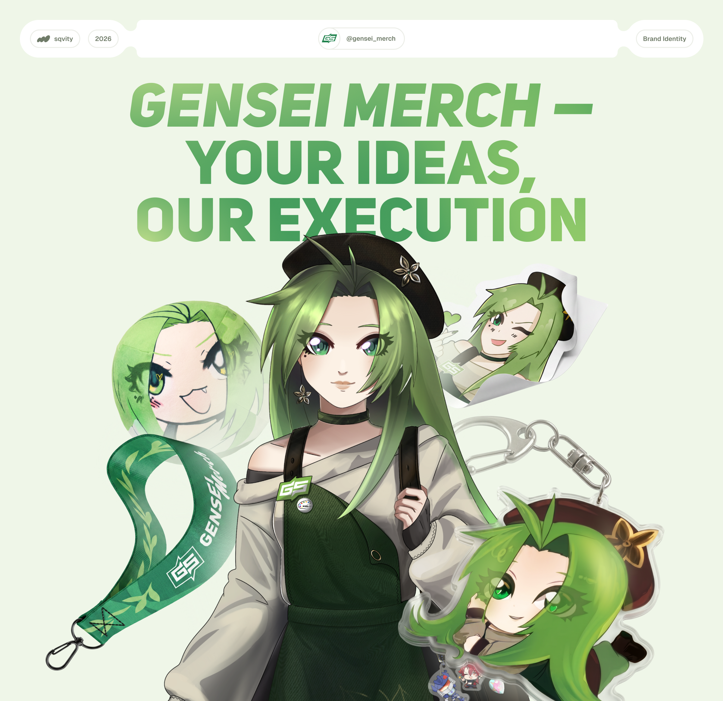 Gensei Merch | Brand Identity — Изображение №1 — Брендинг на Dprofile