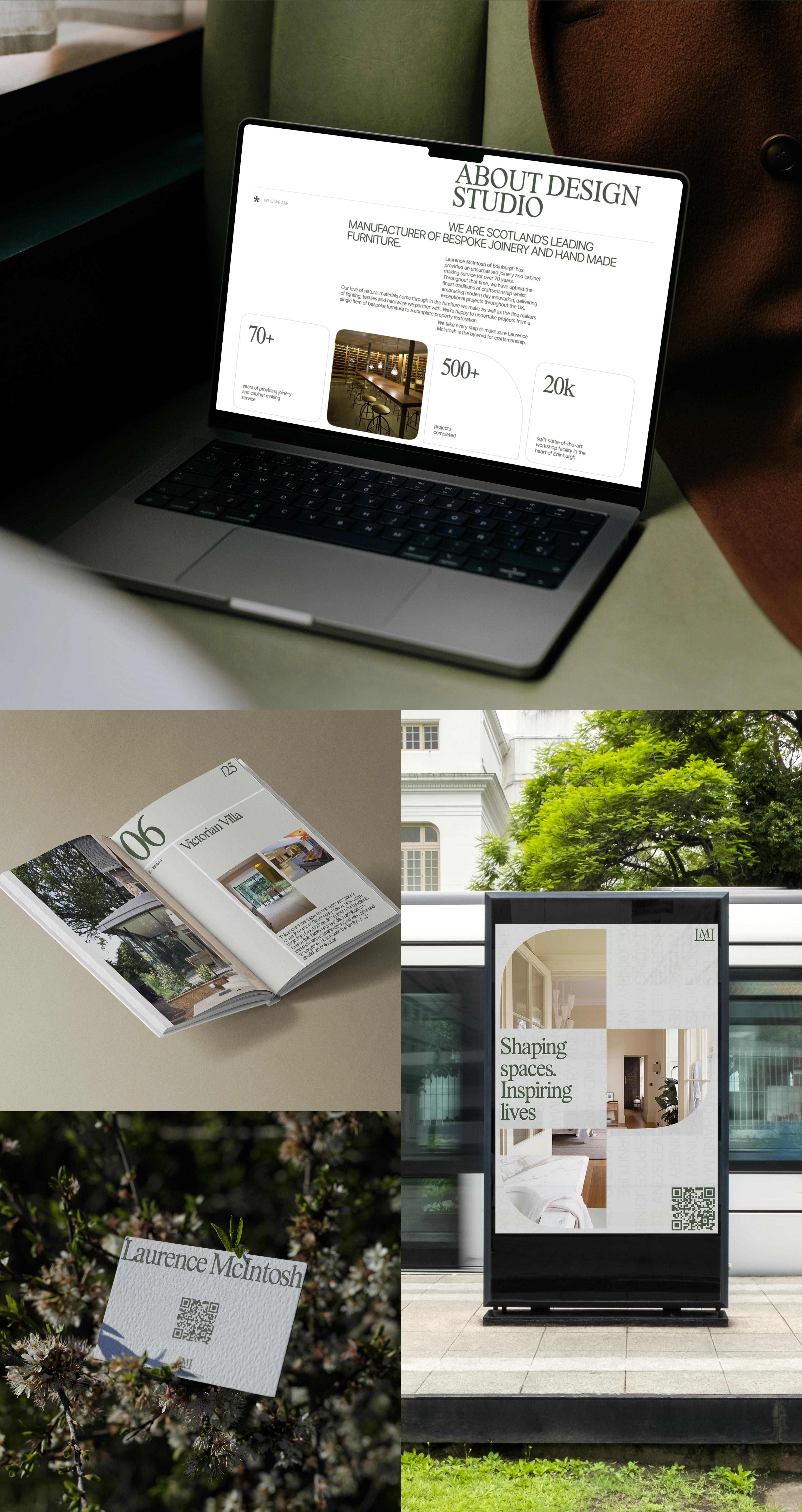 LAURENCE MCINTOSH | Landing Page Redesign — Изображение №3 — Интерфейсы, Брендинг на Dprofile