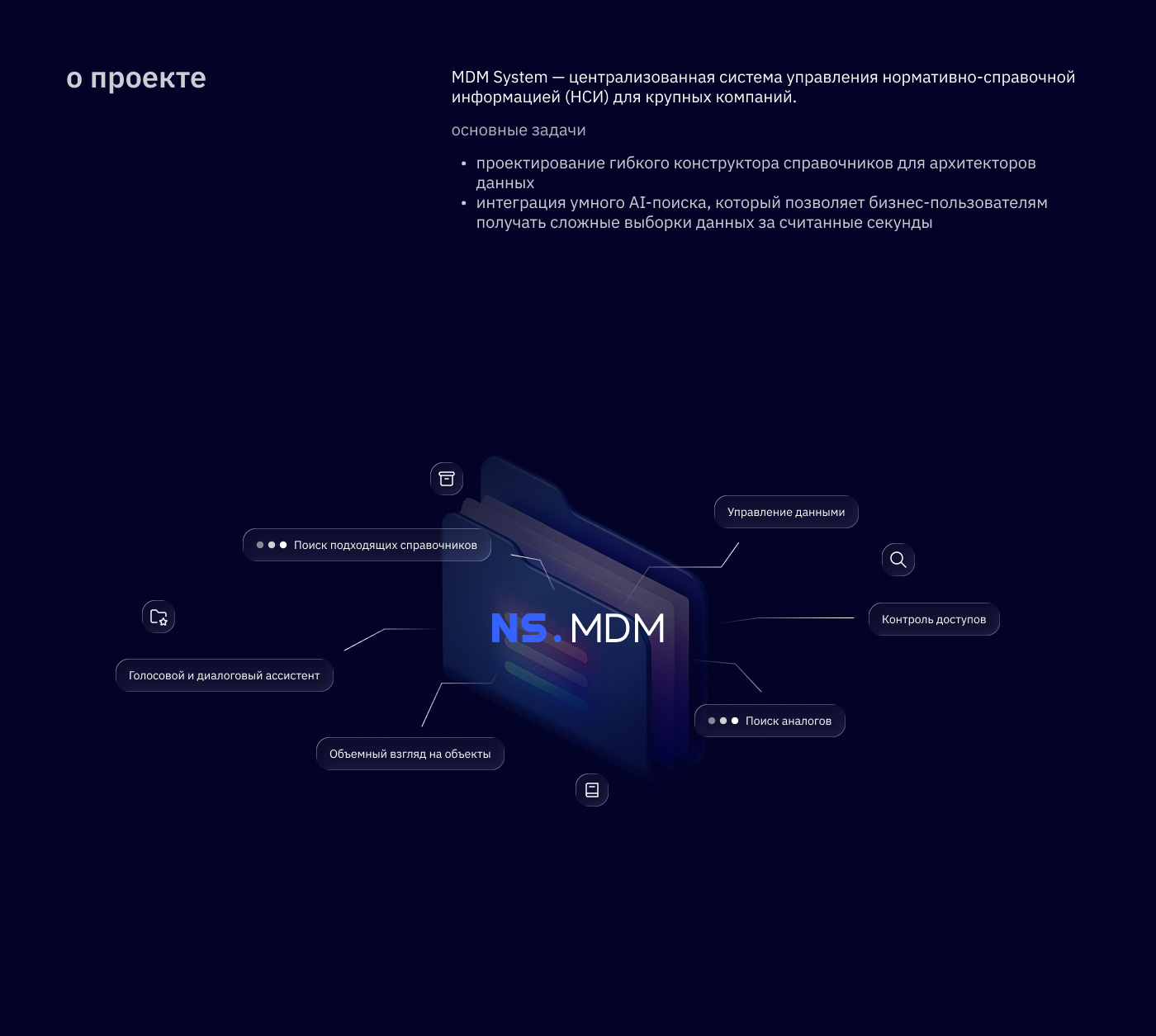 MDM System & AI Assistant — Изображение №2 — Интерфейсы на Dprofile