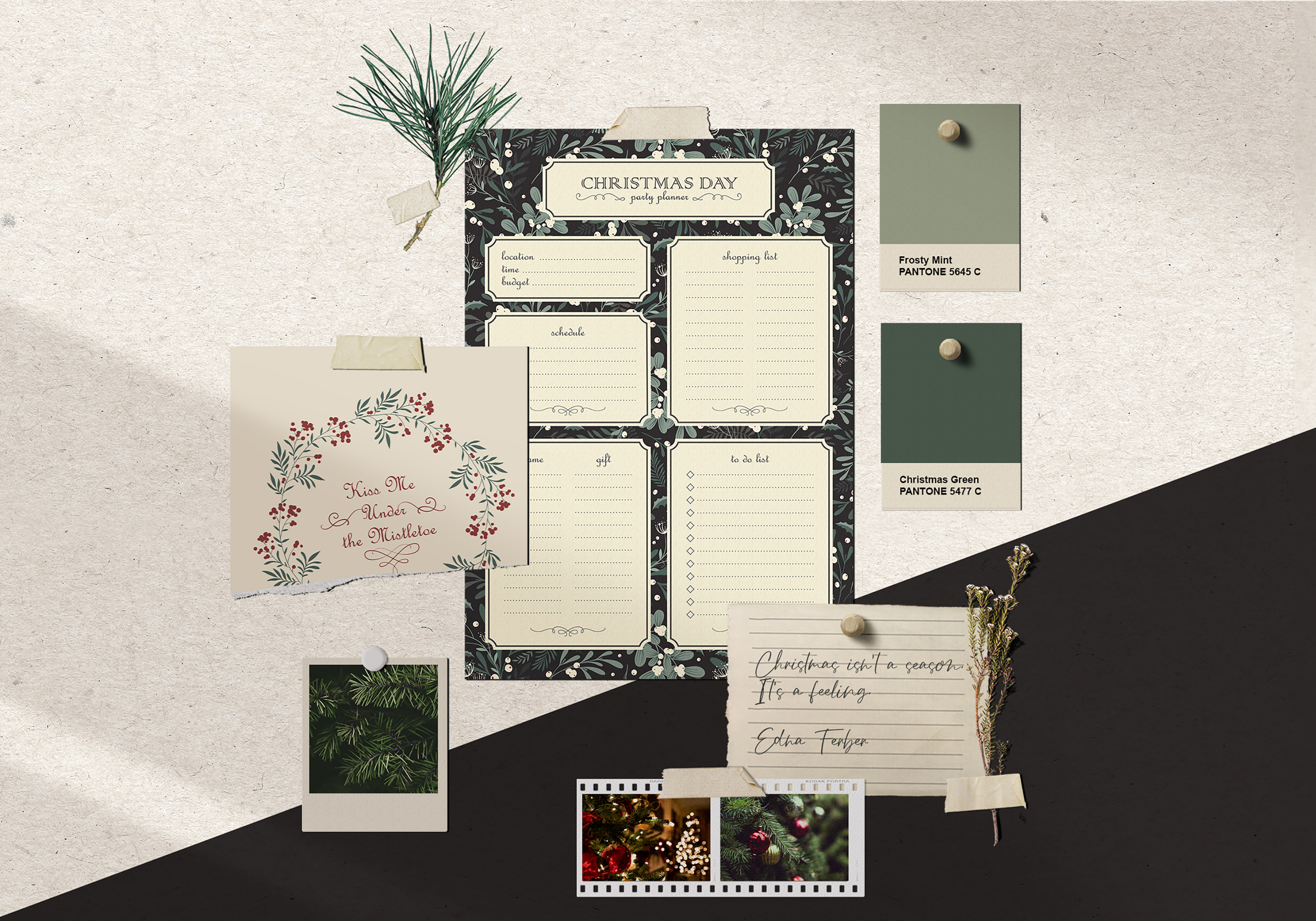 Winter Foliage // Коллекция зимнего клипарта — Изображение №8 — Иллюстрация, Графика на Dprofile