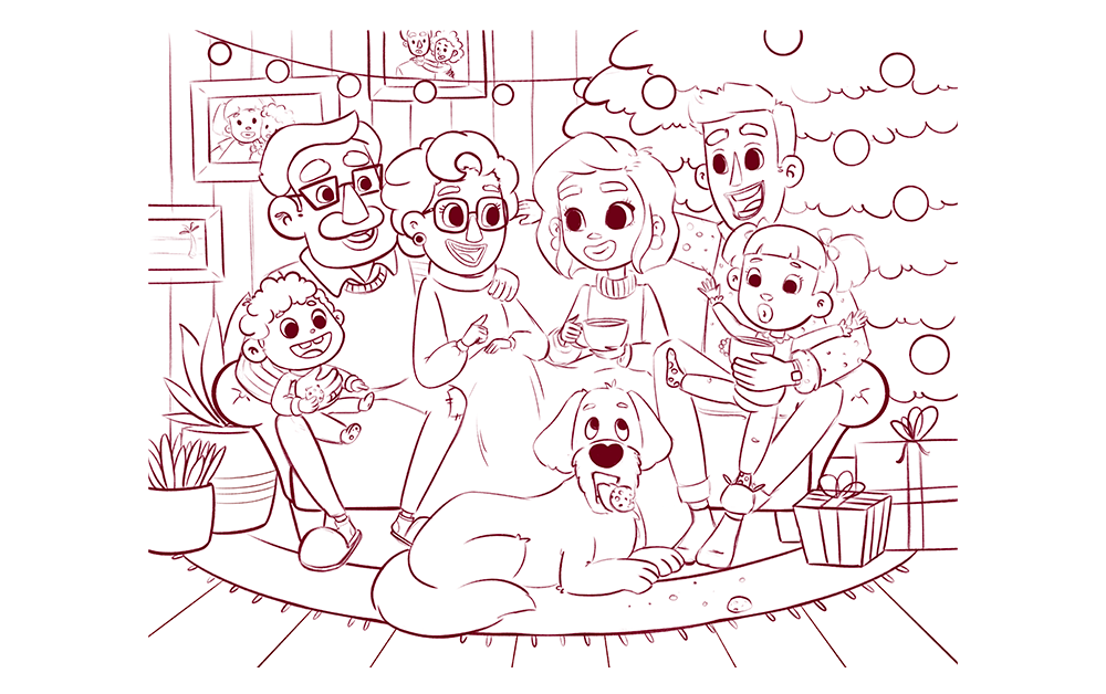 Новогодние иллюстрации — Изображение №3 — Иллюстрация на Dprofile