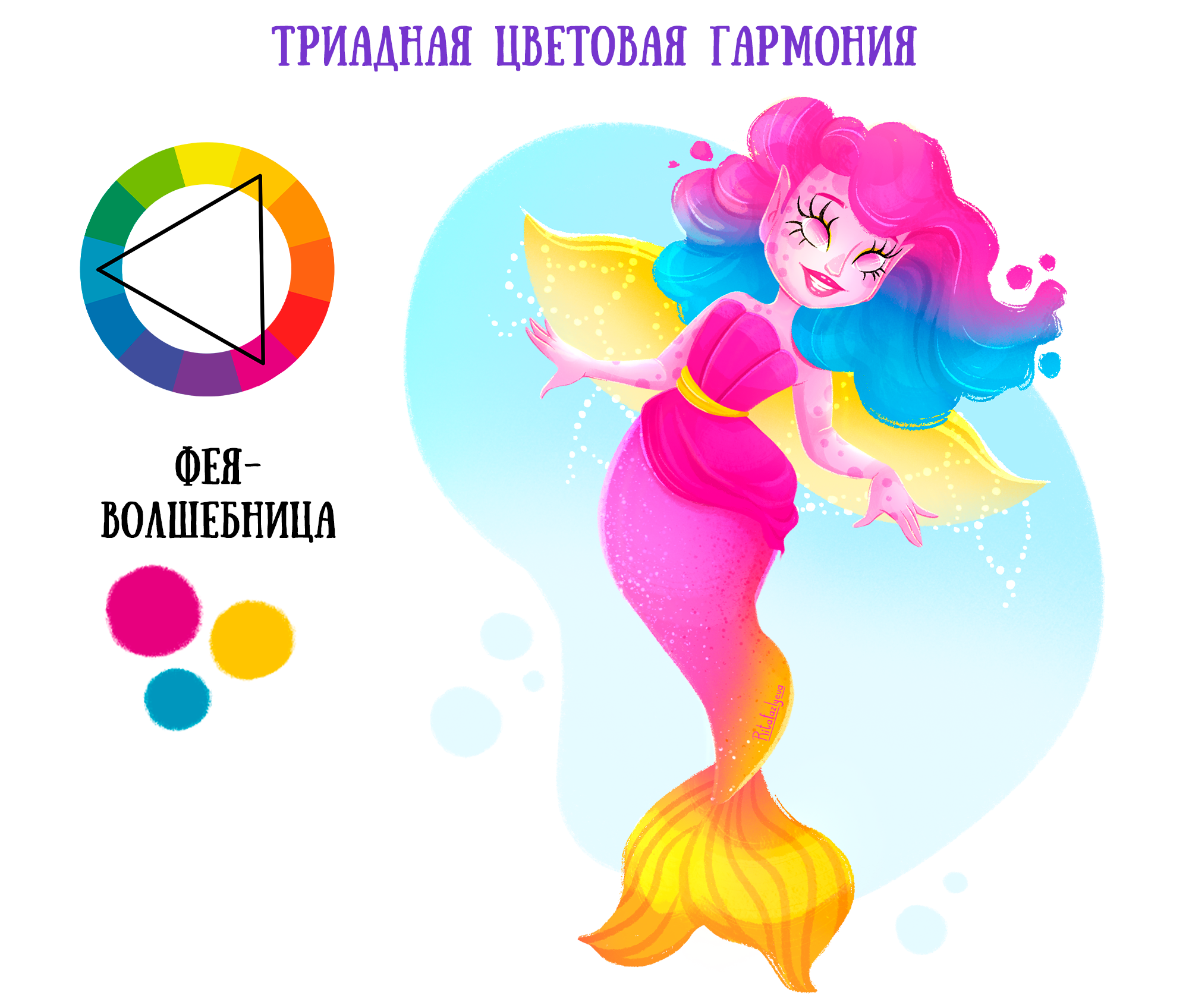 Дизайн персонажей • Цветовые гармонии — Изображение №4 — Иллюстрация на Dprofile