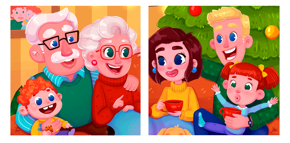 Новогодние иллюстрации — Изображение №2 — Иллюстрация на Dprofile