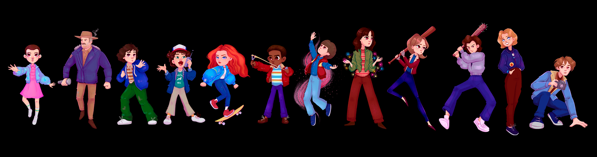 Stranger Things × Zodiac — Изображение №15 — Иллюстрация на Dprofile