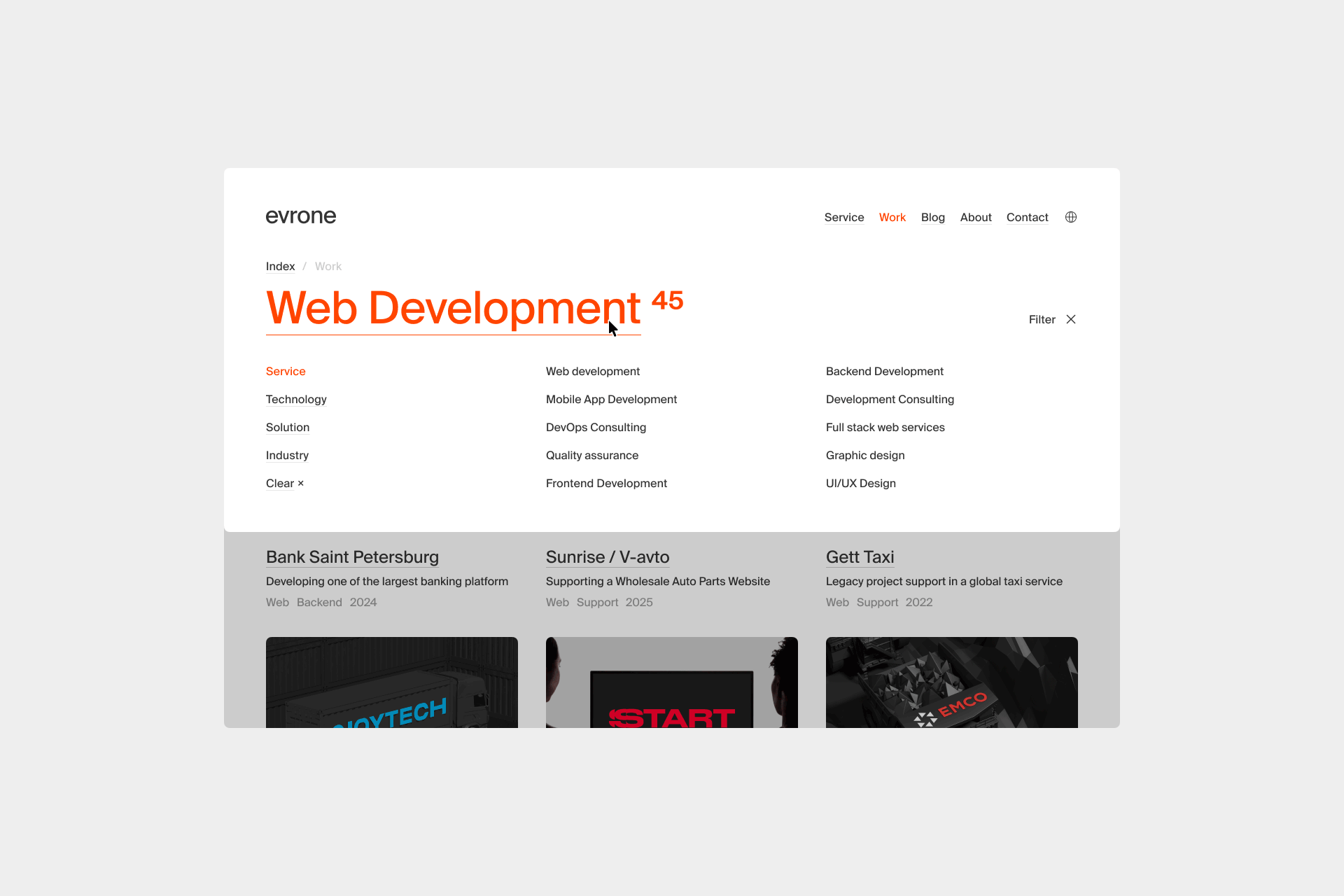 Сайт Evrone.com — Изображение №15 — Интерфейсы, Анимация на Dprofile