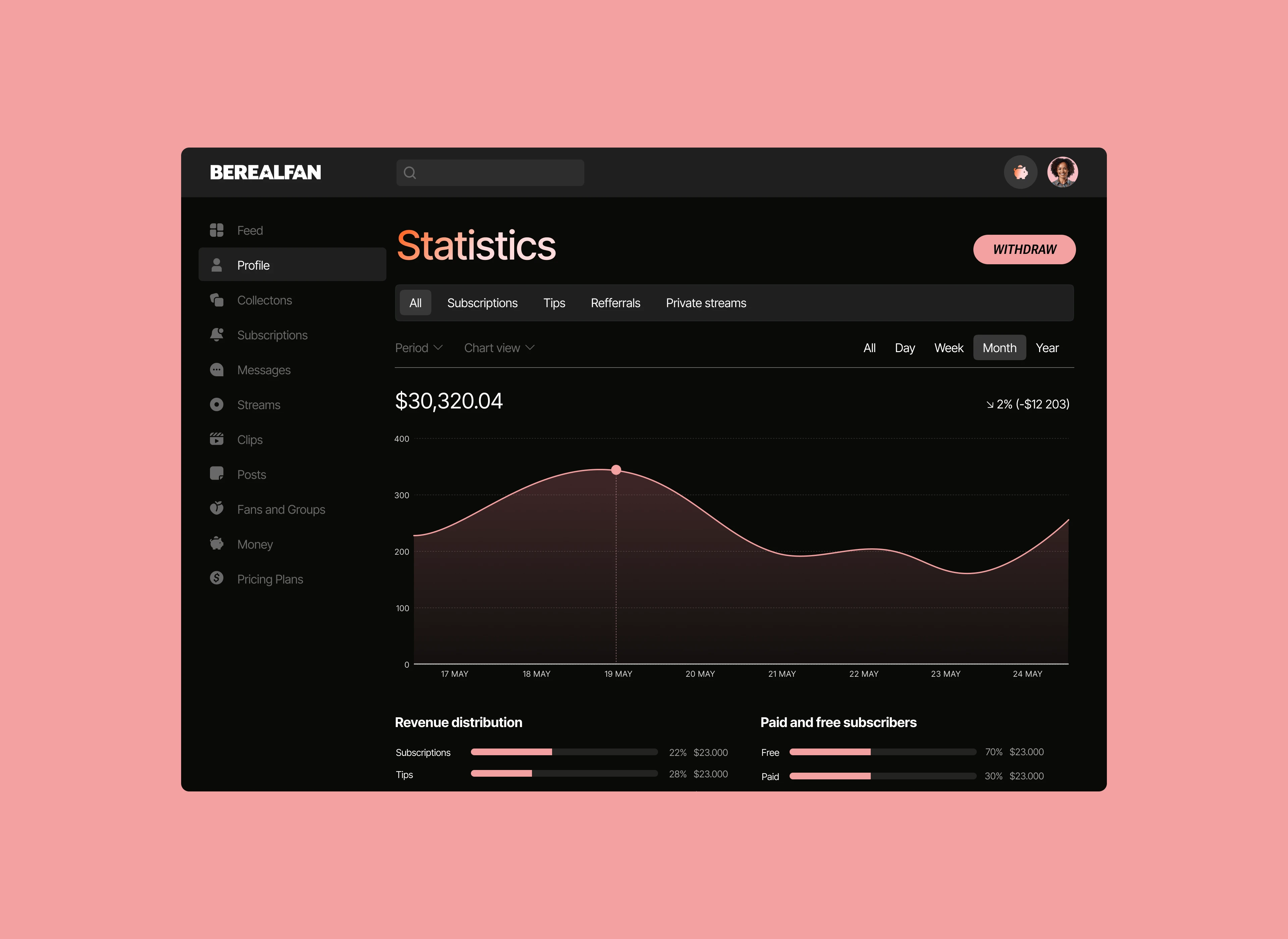 BeRealFan UX/UI — Изображение №11 — Интерфейсы на Dprofile