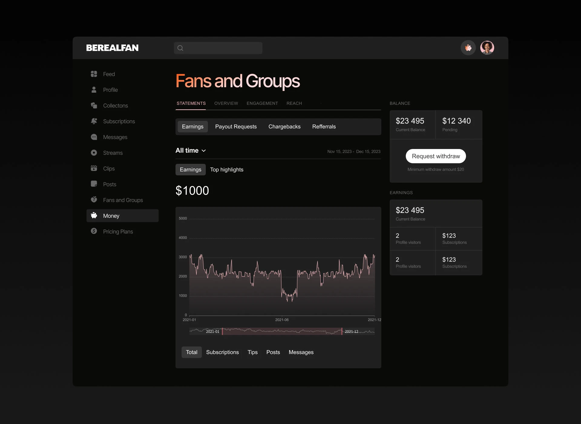 BeRealFan UX/UI — Изображение №10 — Интерфейсы на Dprofile