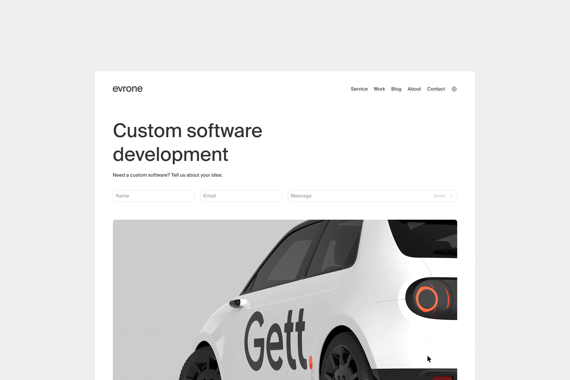 Сайт Evrone.com — Изображение №1 — Интерфейсы, Анимация на Dprofile