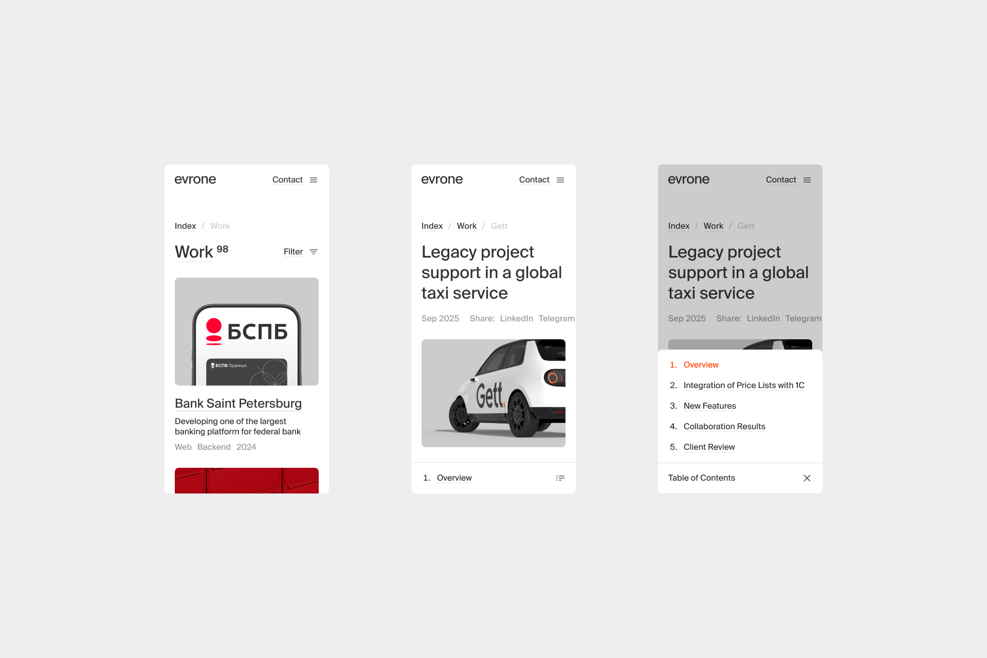 Сайт Evrone.com — Изображение №17 — Интерфейсы, Анимация на Dprofile