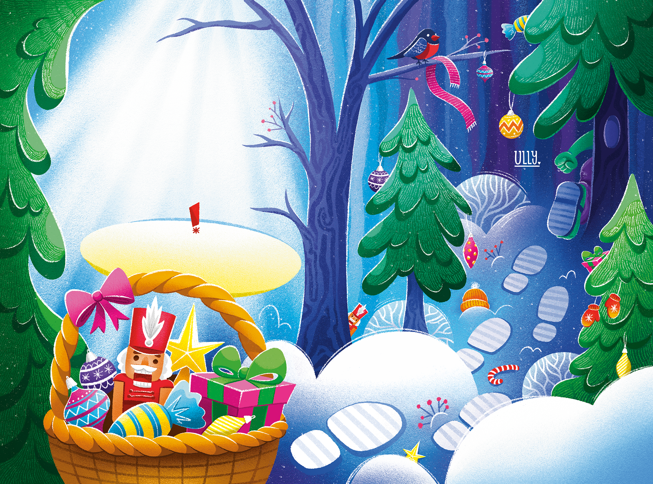 Детская новогодняя книга-адвент "По следам злого тролля" — Изображение №17 — Иллюстрация, Графика на Dprofile