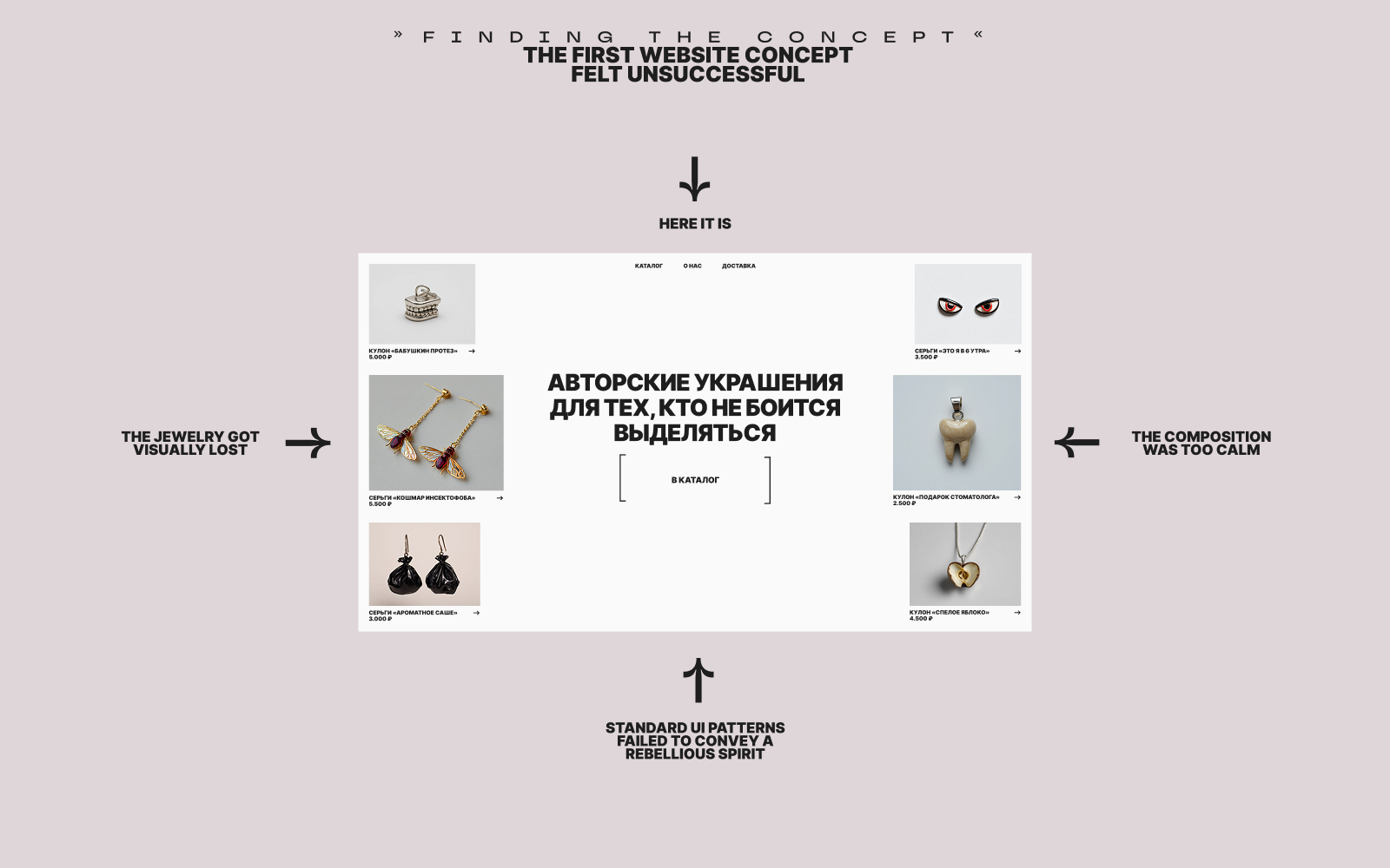 Creative design concept for a jewelry online store — Изображение №4 — Интерфейсы на Dprofile