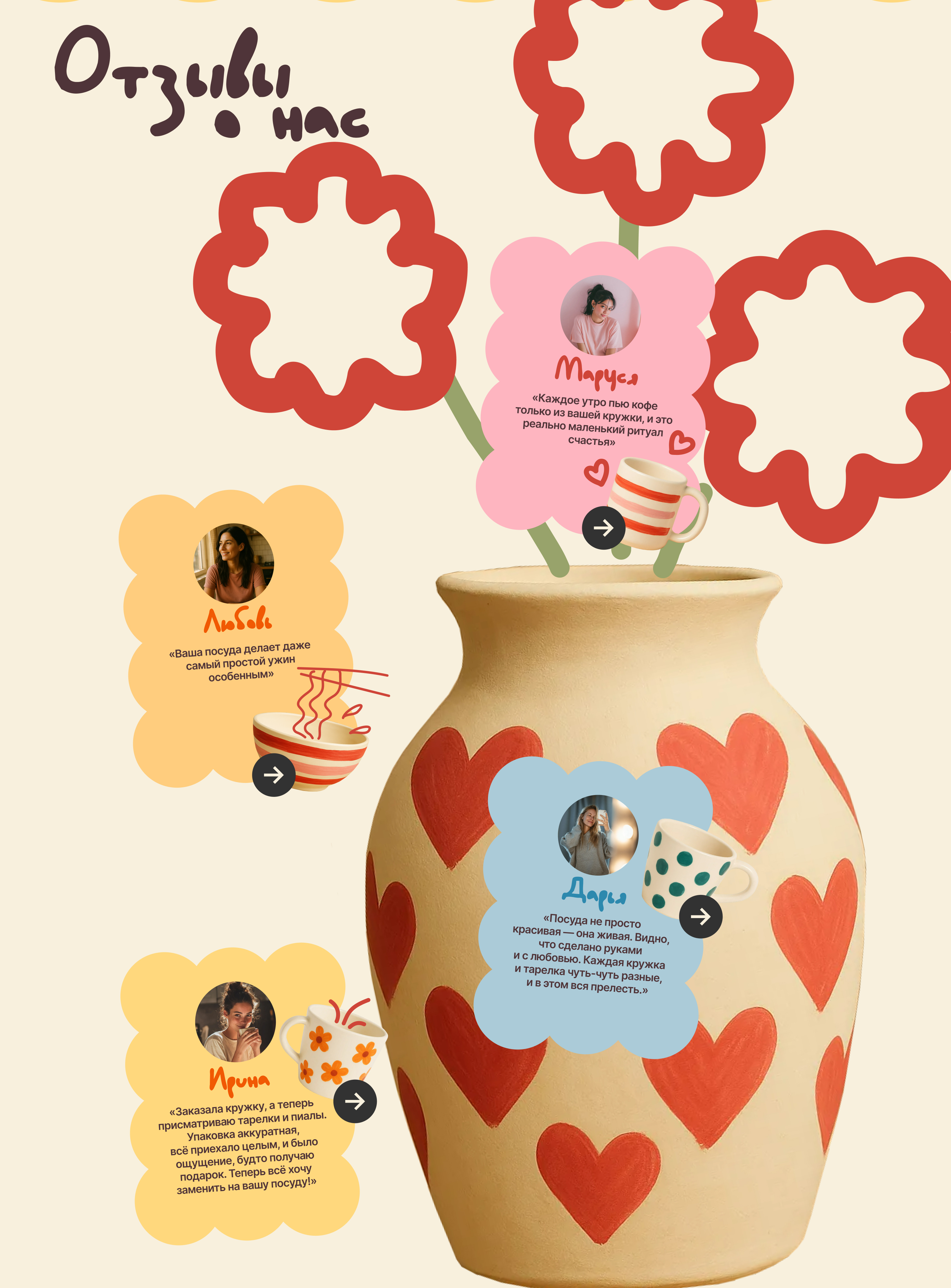 Creative digital design for a pottery online store — Изображение №8 — Интерфейсы на Dprofile