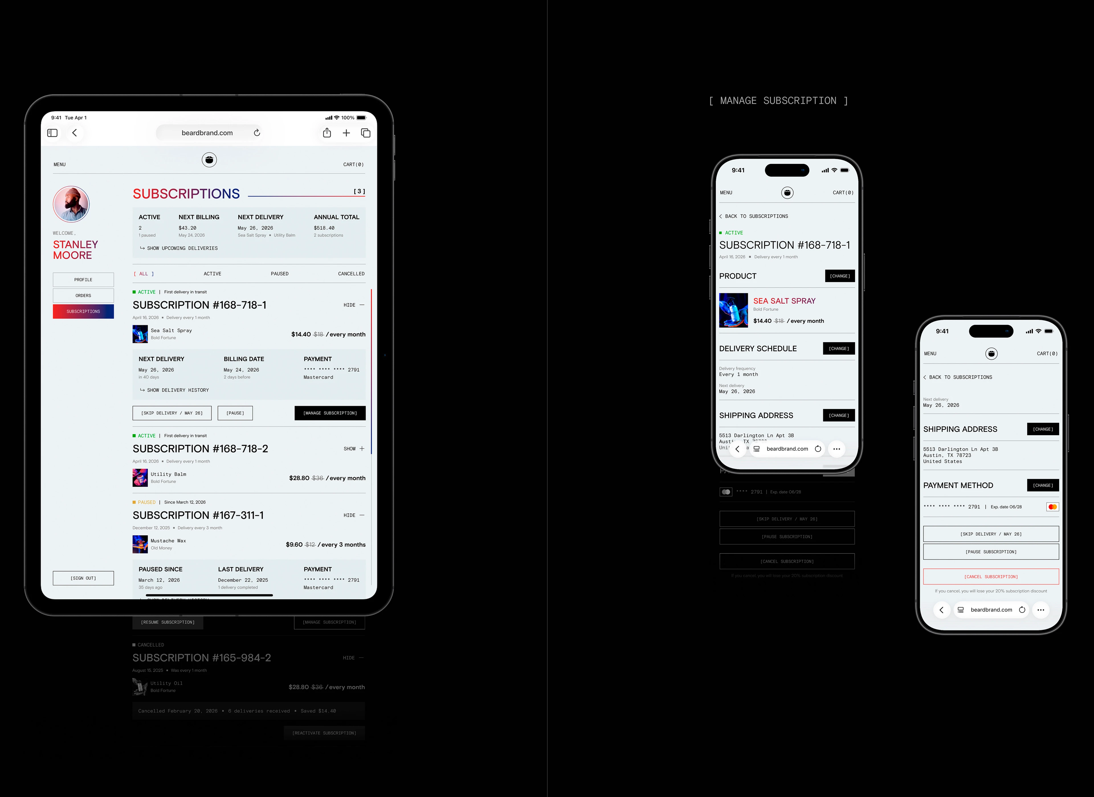 Beardbrand | E-commerce | Redesign — Изображение №29 — Интерфейсы, Брендинг на Dprofile