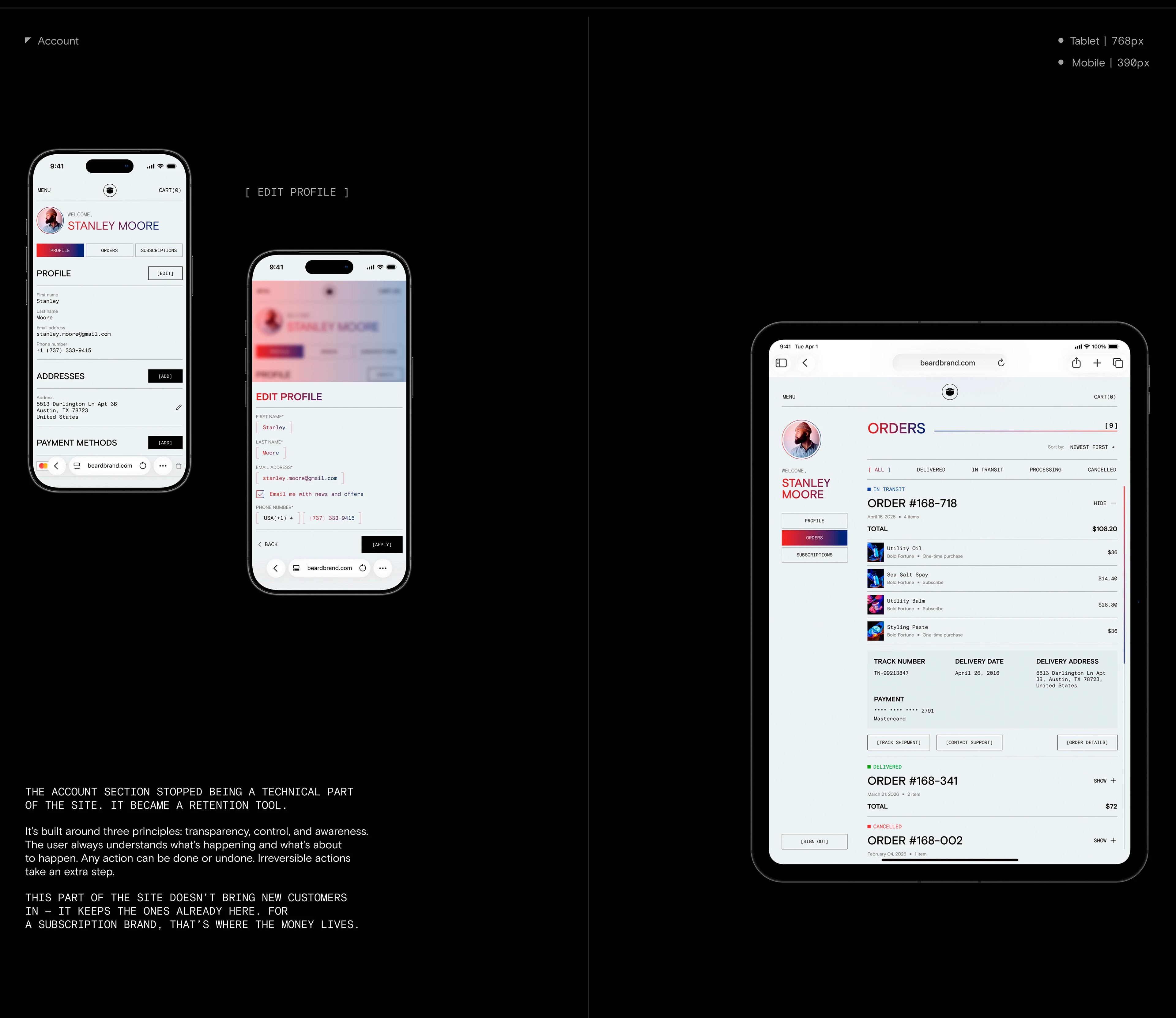 Beardbrand | E-commerce | Redesign — Изображение №28 — Интерфейсы, Брендинг на Dprofile