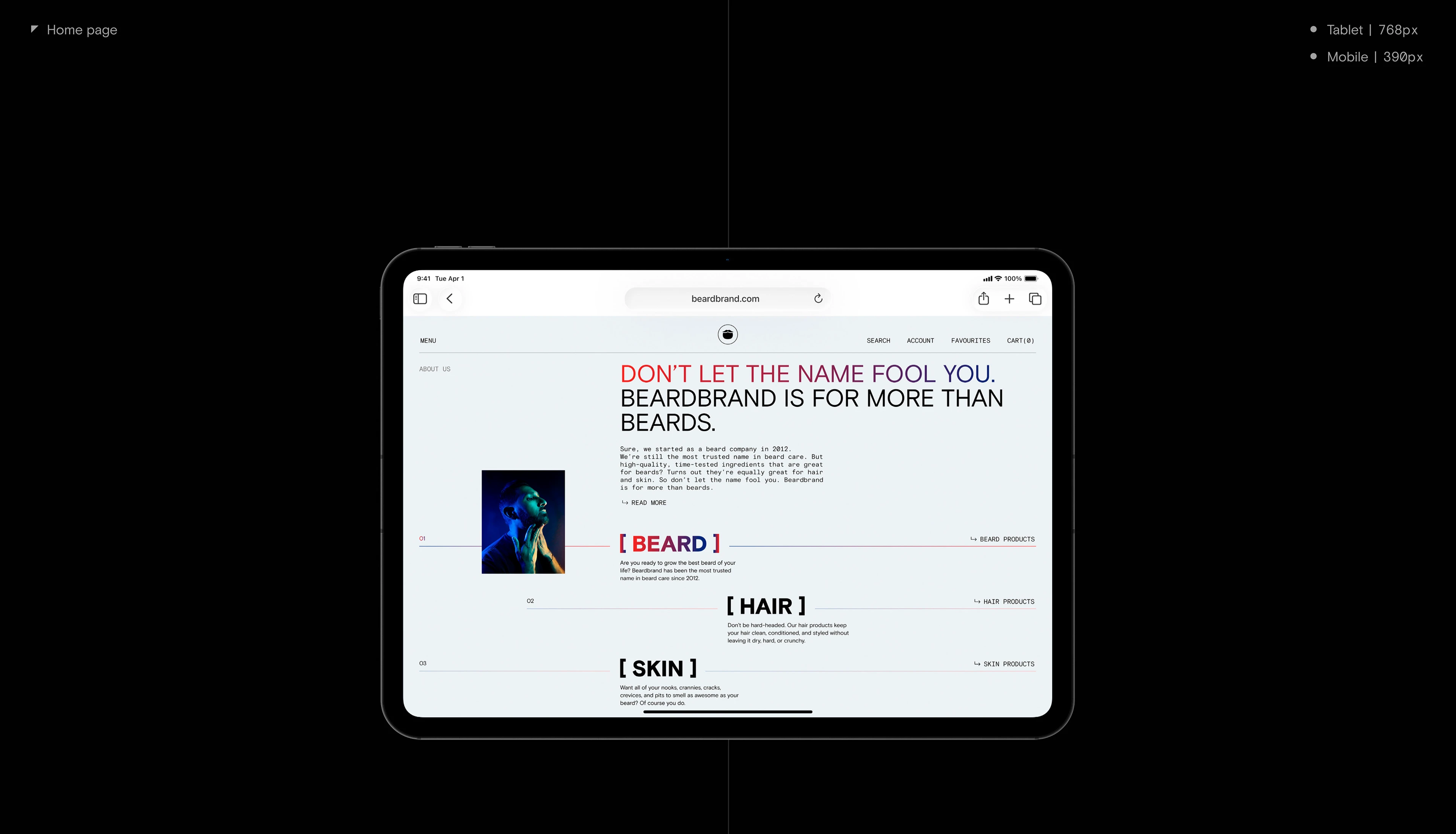 Beardbrand | E-commerce | Redesign — Изображение №7 — Интерфейсы, Брендинг на Dprofile
