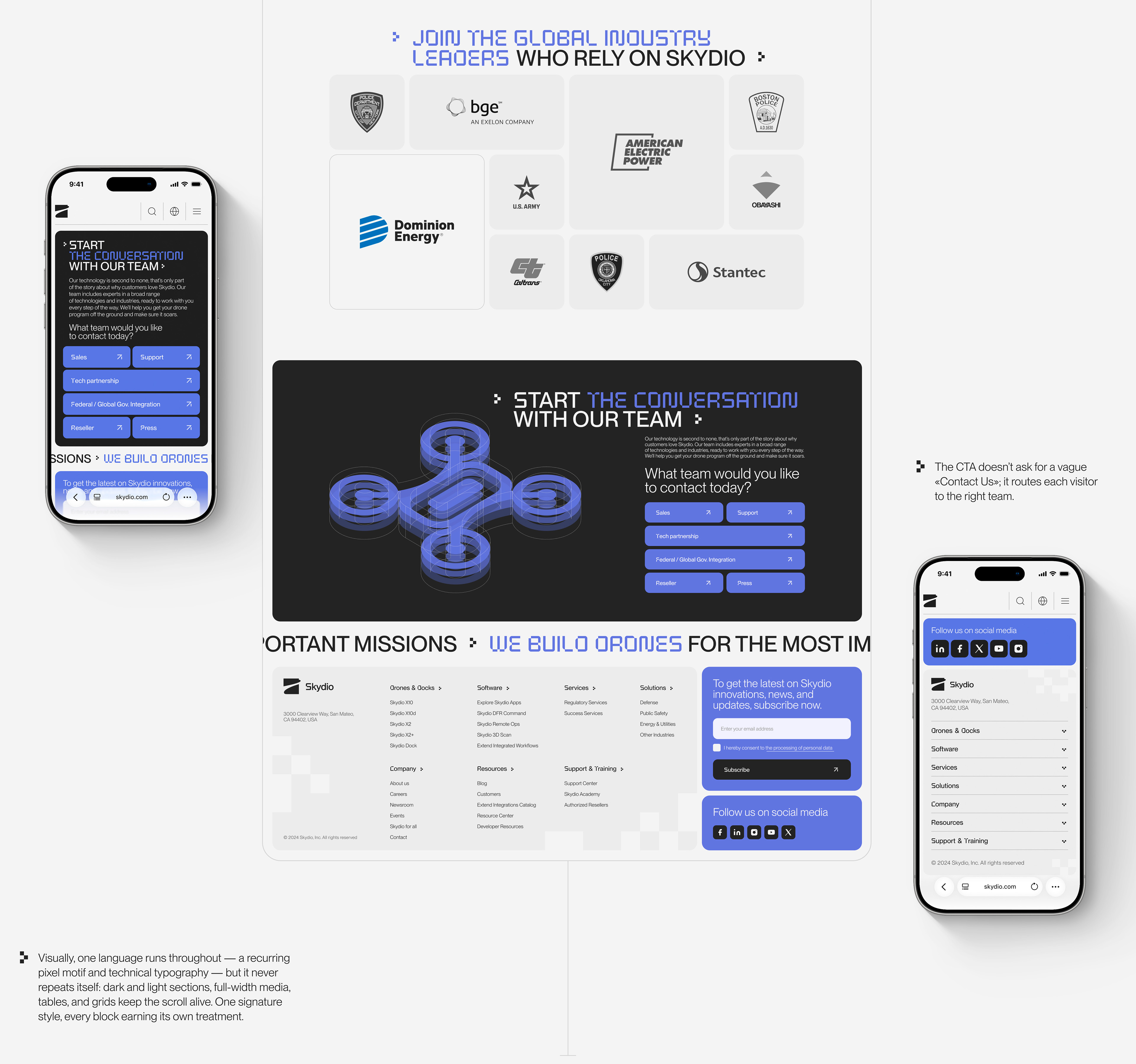 Skydio | Corporate website | Redesign — Изображение №8 — Интерфейсы на Dprofile