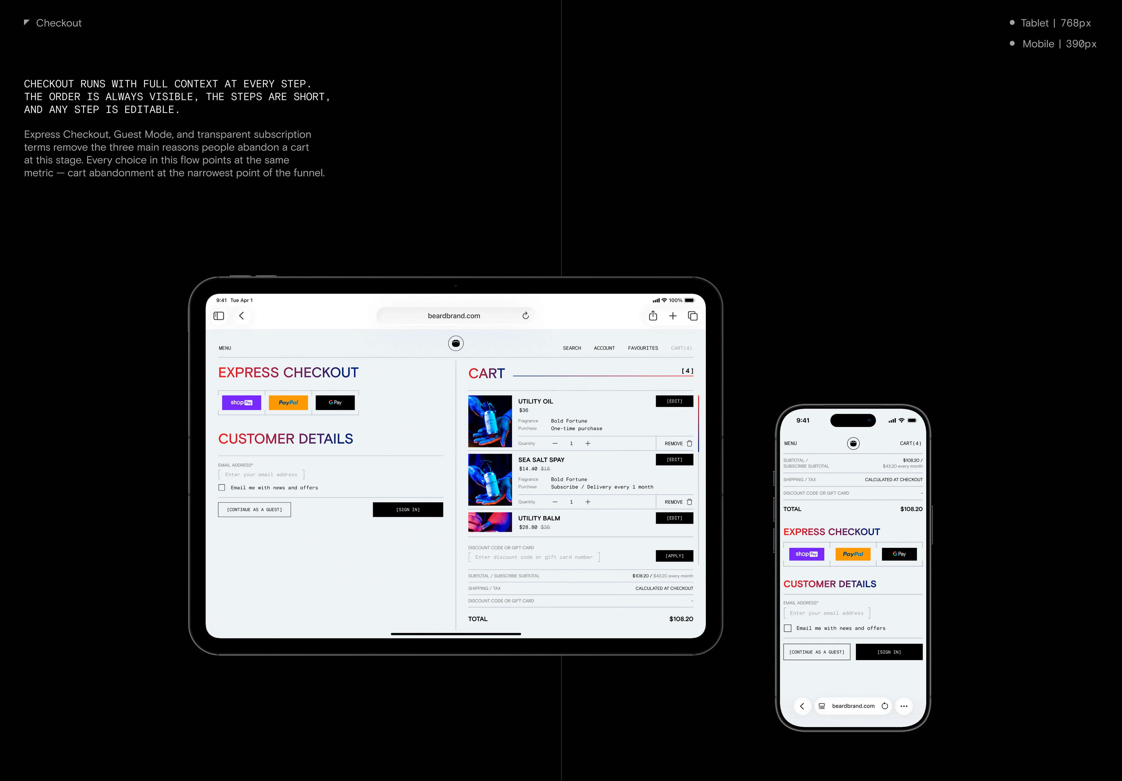 Beardbrand | E-commerce | Redesign — Изображение №18 — Интерфейсы, Брендинг на Dprofile