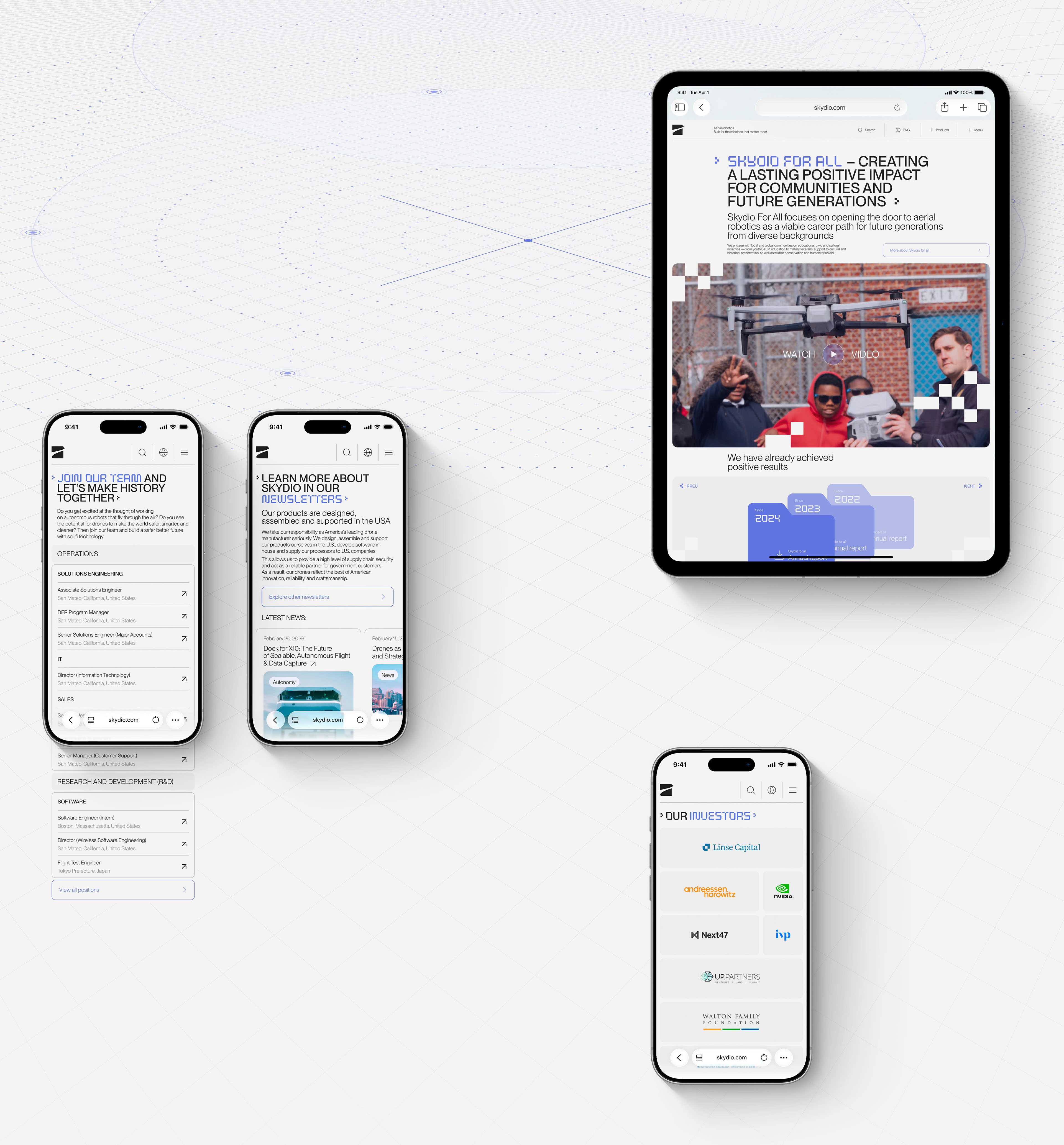Skydio | Corporate website | Redesign — Изображение №23 — Интерфейсы на Dprofile