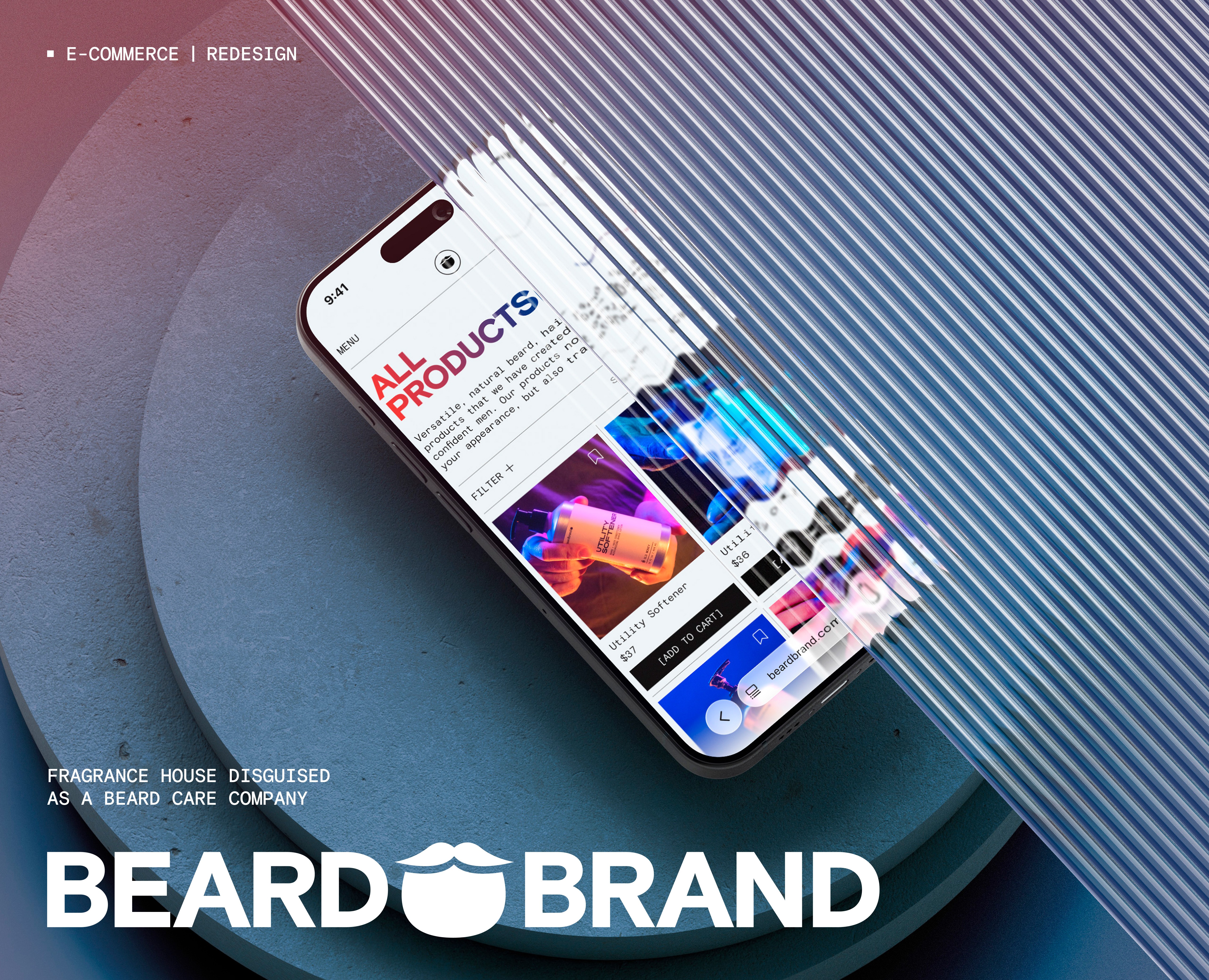 Beardbrand | E-commerce | Redesign — Интерфейсы, Брендинг на Dprofile