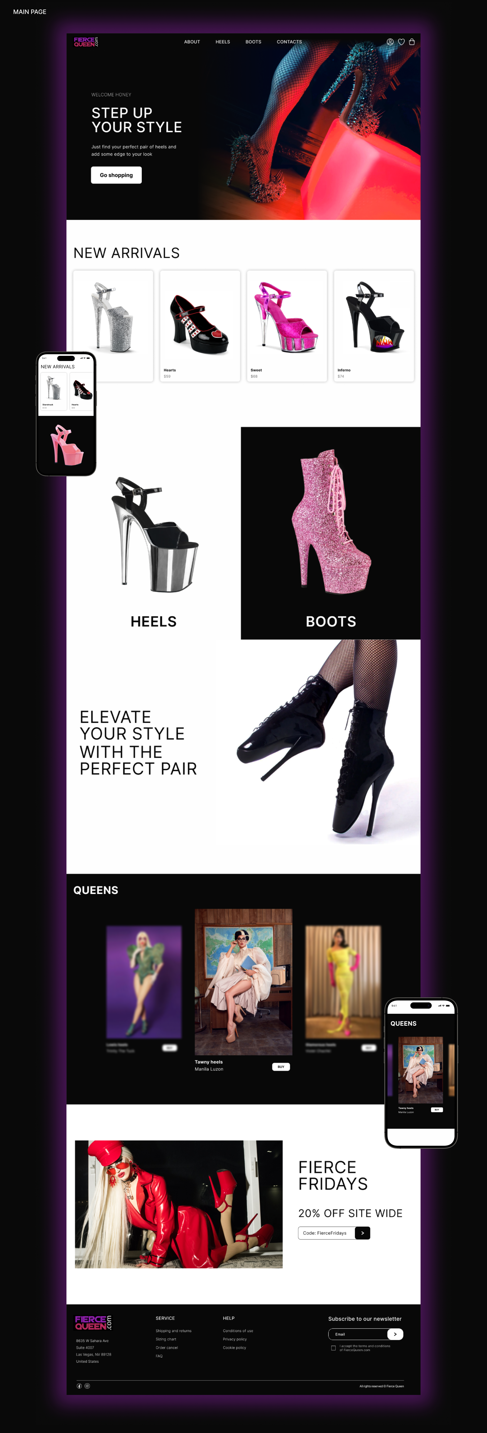 Fierce Queen | E-commerce — Изображение №5 — Интерфейсы на Dprofile