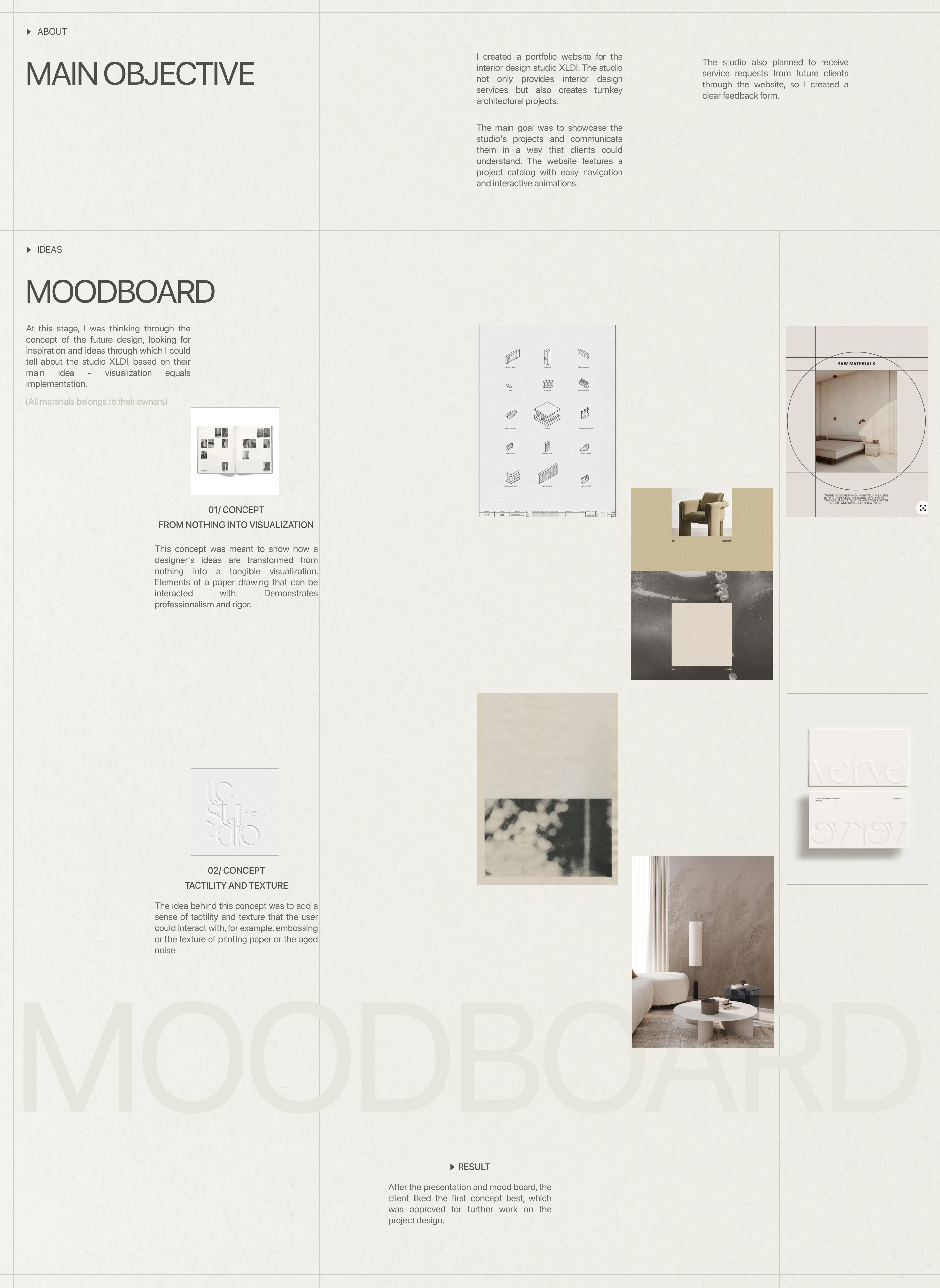 Interior & Architectural Design Studio | Landing page — Изображение №2 — Интерфейсы, Анимация на Dprofile