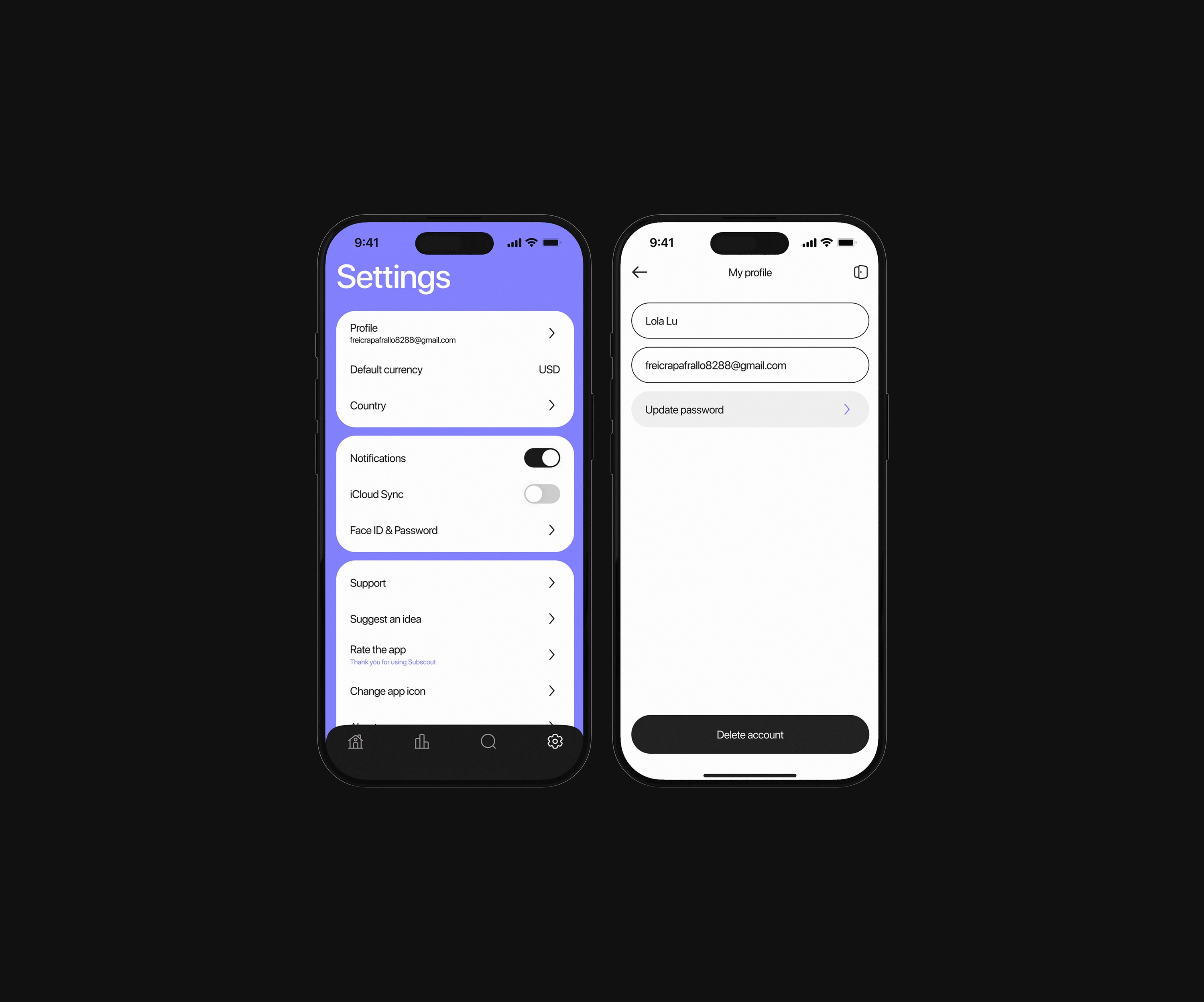 Приложение SubScout | UX / UI — Изображение №16 — Интерфейсы на Dprofile