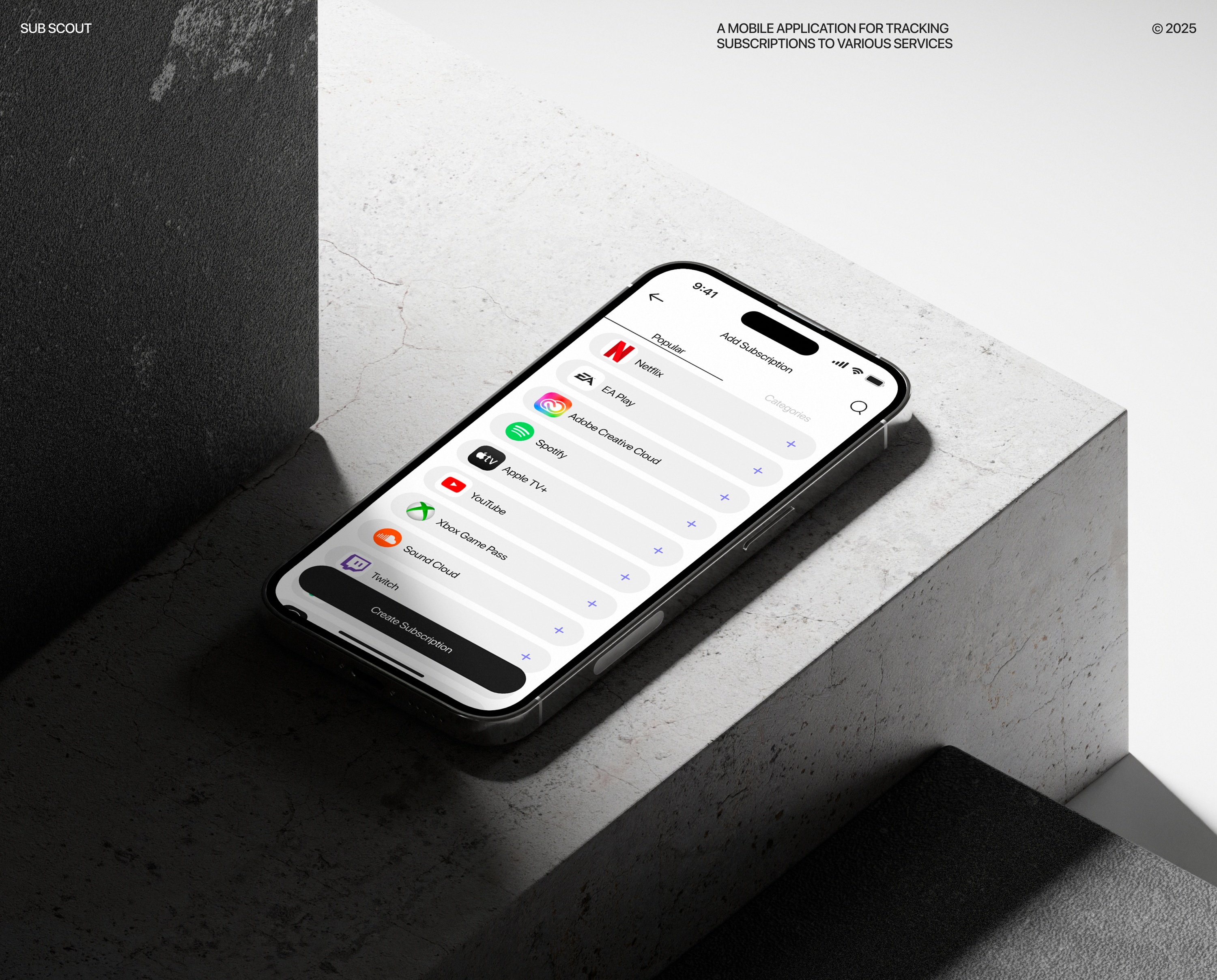 Приложение SubScout | UX / UI — Изображение №1 — Интерфейсы на Dprofile
