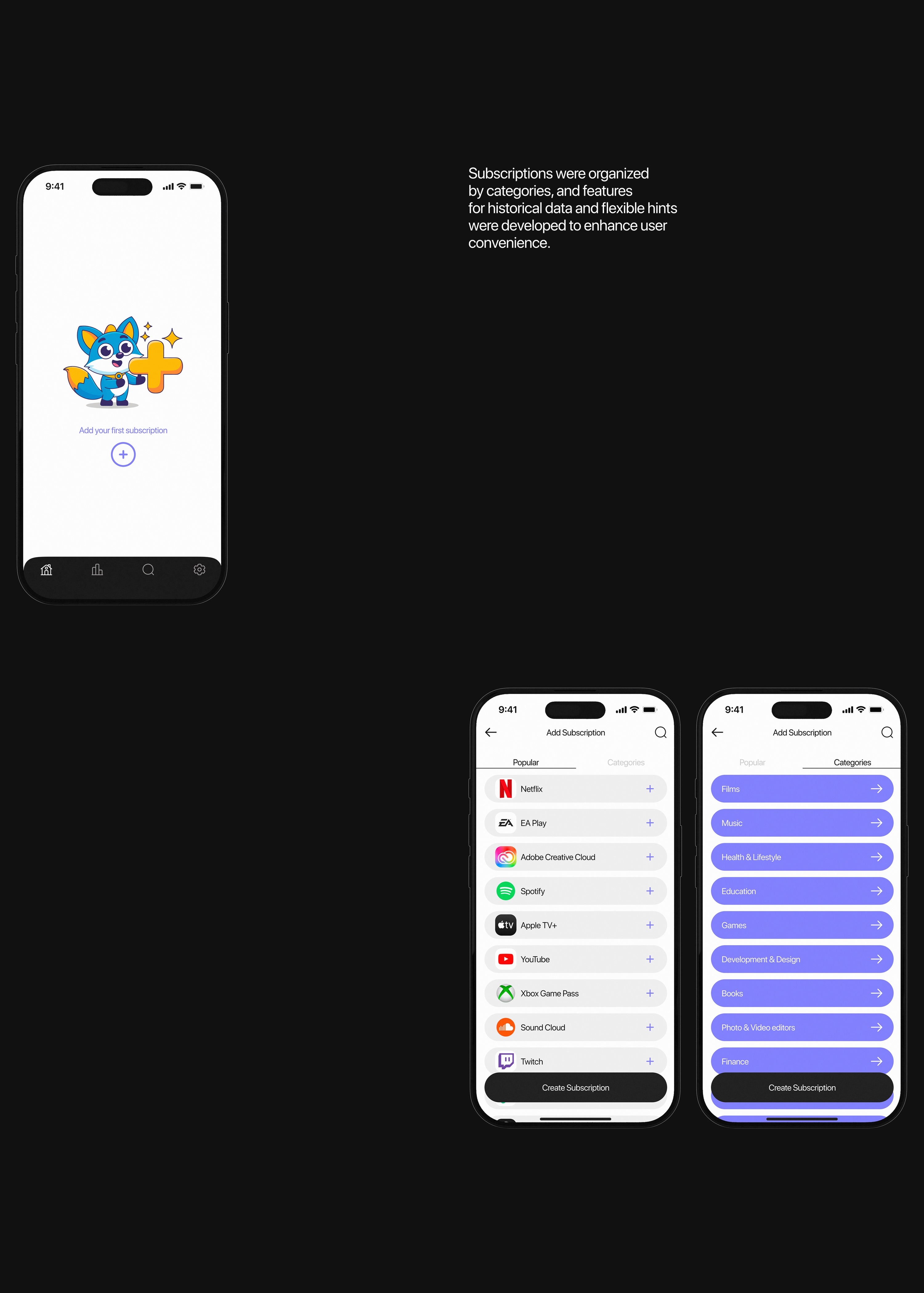 Приложение SubScout | UX / UI — Изображение №12 — Интерфейсы на Dprofile