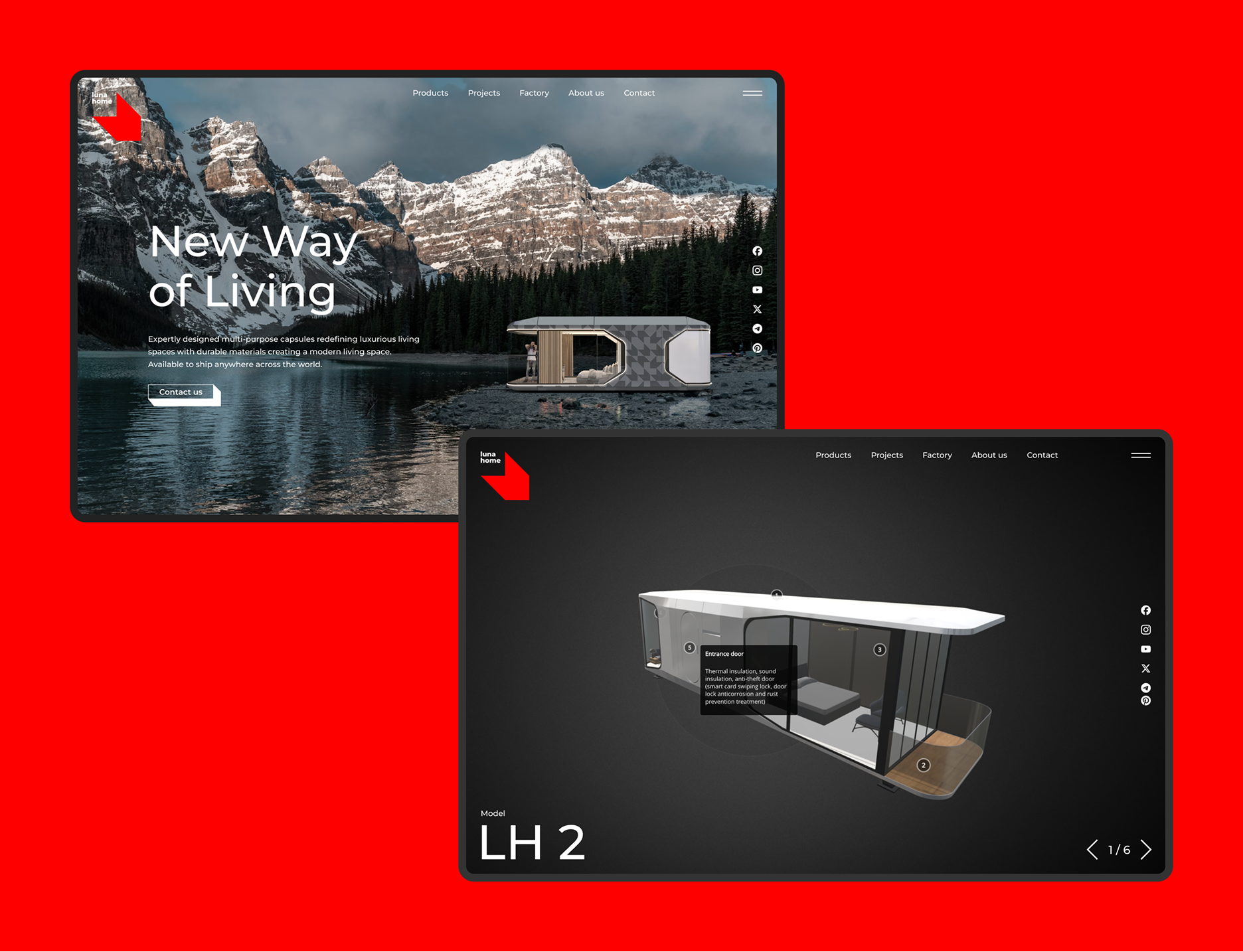 luna home — Изображение №2 — Брендинг на Dprofile