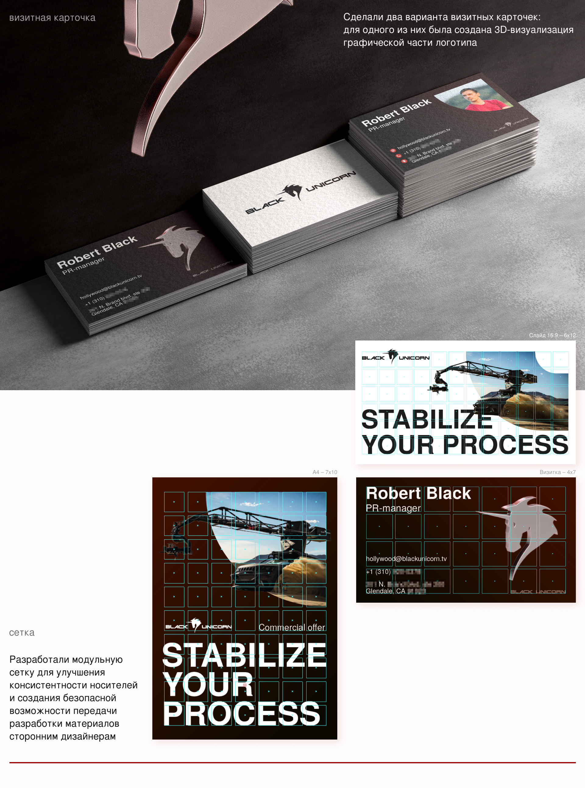 Black Unicorn | Редизайн айдентики — Изображение №7 — Брендинг, Графика на Dprofile
