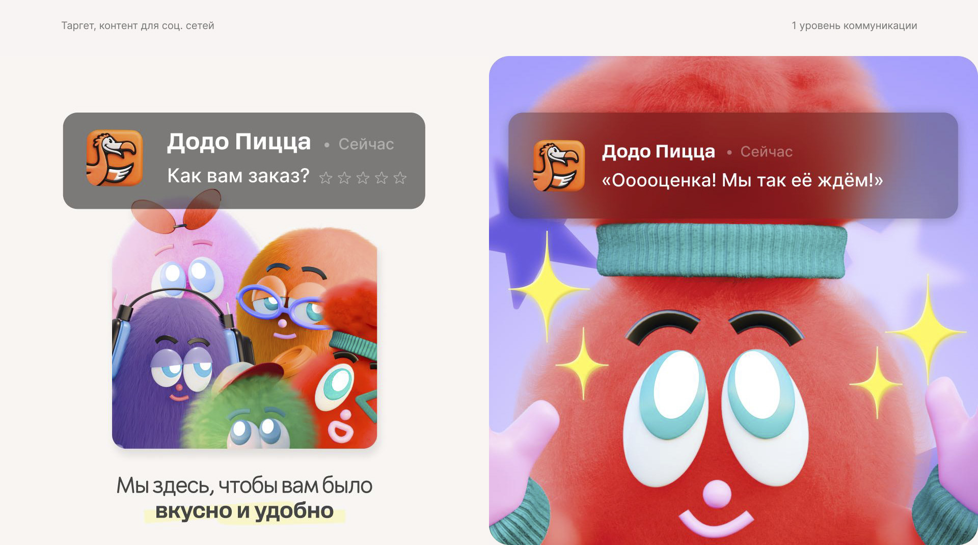 Додо Пицца | Кампания по повышению оценки заказов — Изображение №12 — Графика, Маркетинг на Dprofile