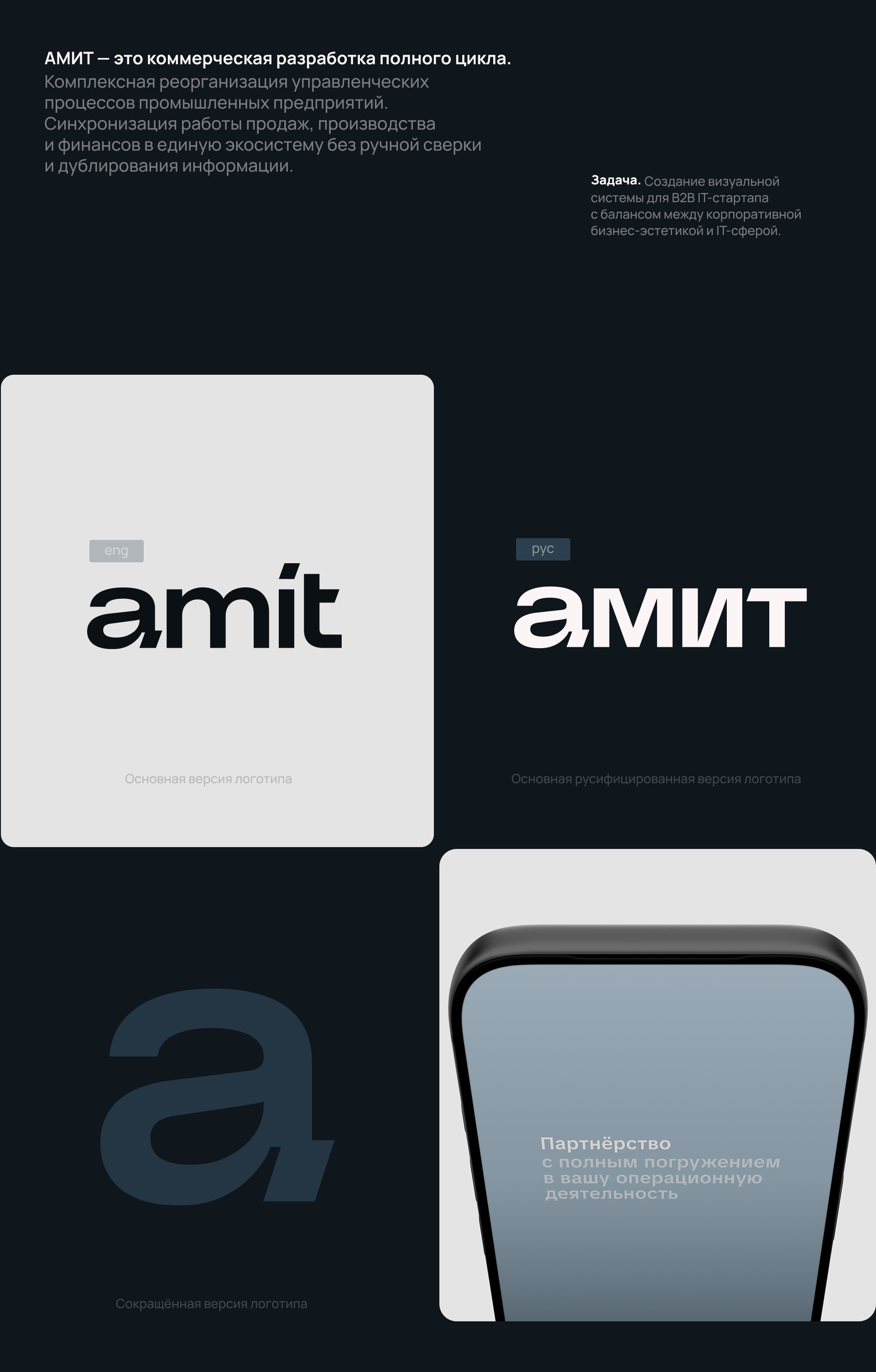 AMIT | Айдентика и сайт — Изображение №2 — Интерфейсы, Брендинг на Dprofile