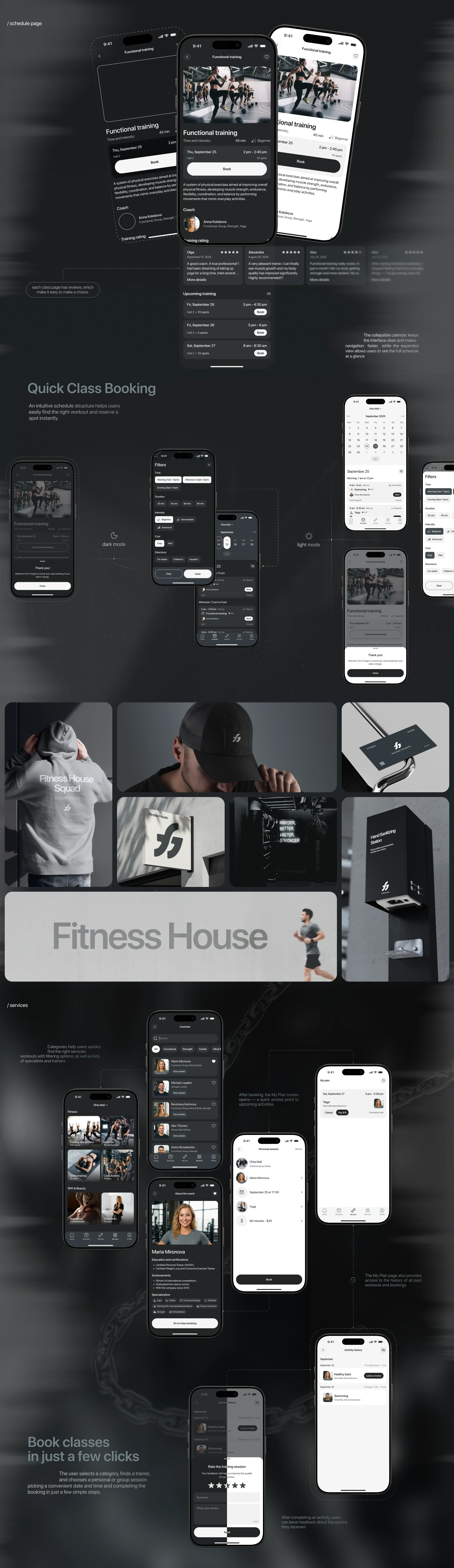 FITNESS HOUSE | Mobile App — Изображение №10 — Интерфейсы на Dprofile