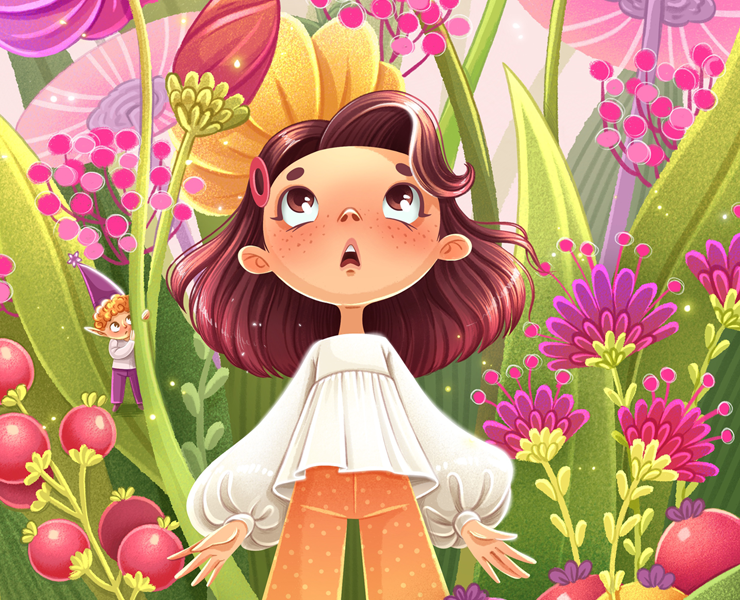 Серия иллюстраций с эльфами на Dprofile