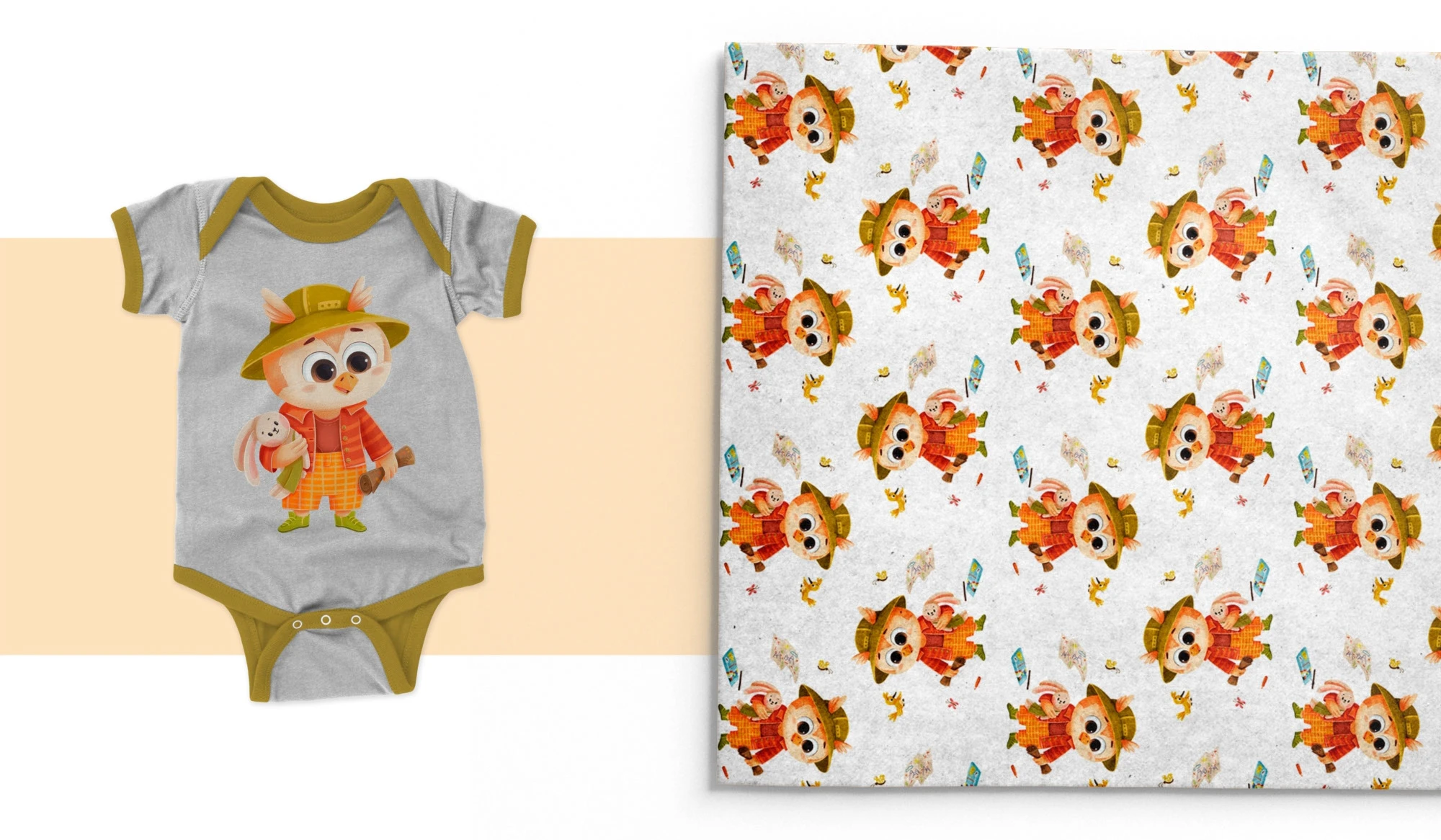 Принт для детей "Совёнок" — Изображение №3 — Брендинг, Иллюстрация на Dprofile