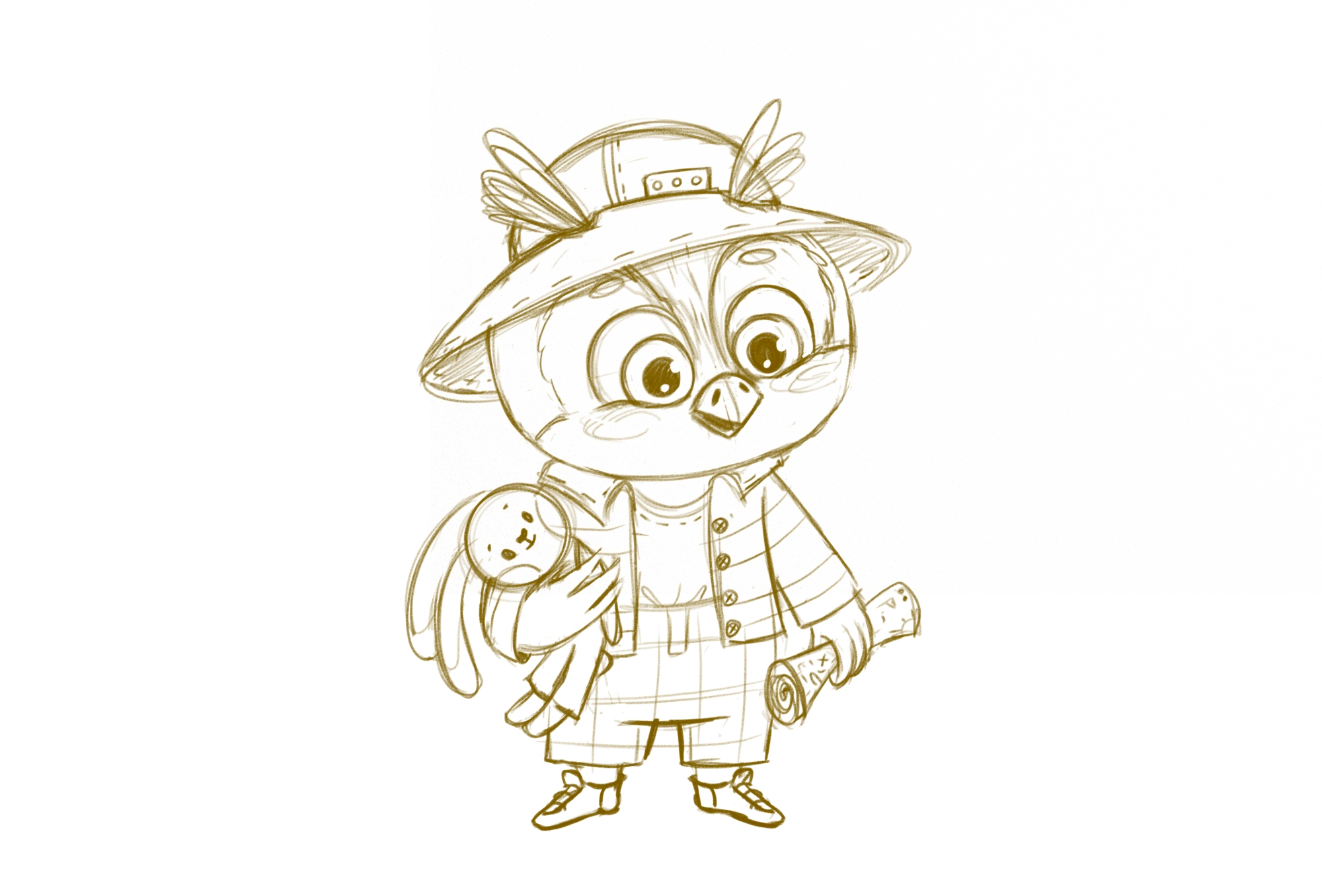 Принт для детей "Совёнок" — Изображение №4 — Брендинг, Иллюстрация на Dprofile