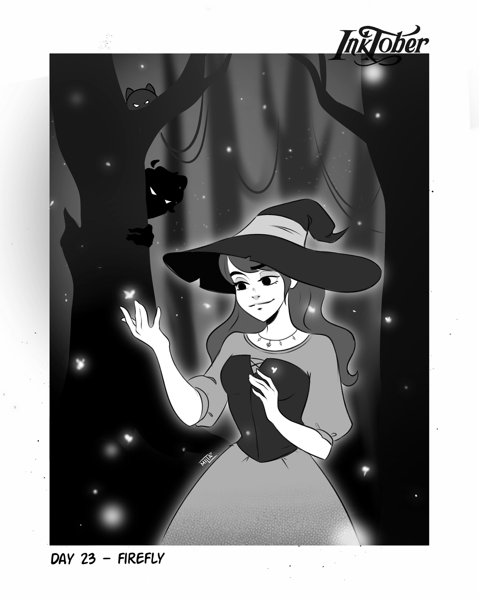 Inktober 2025 — Изображение №15 — Иллюстрация, Графика на Dprofile