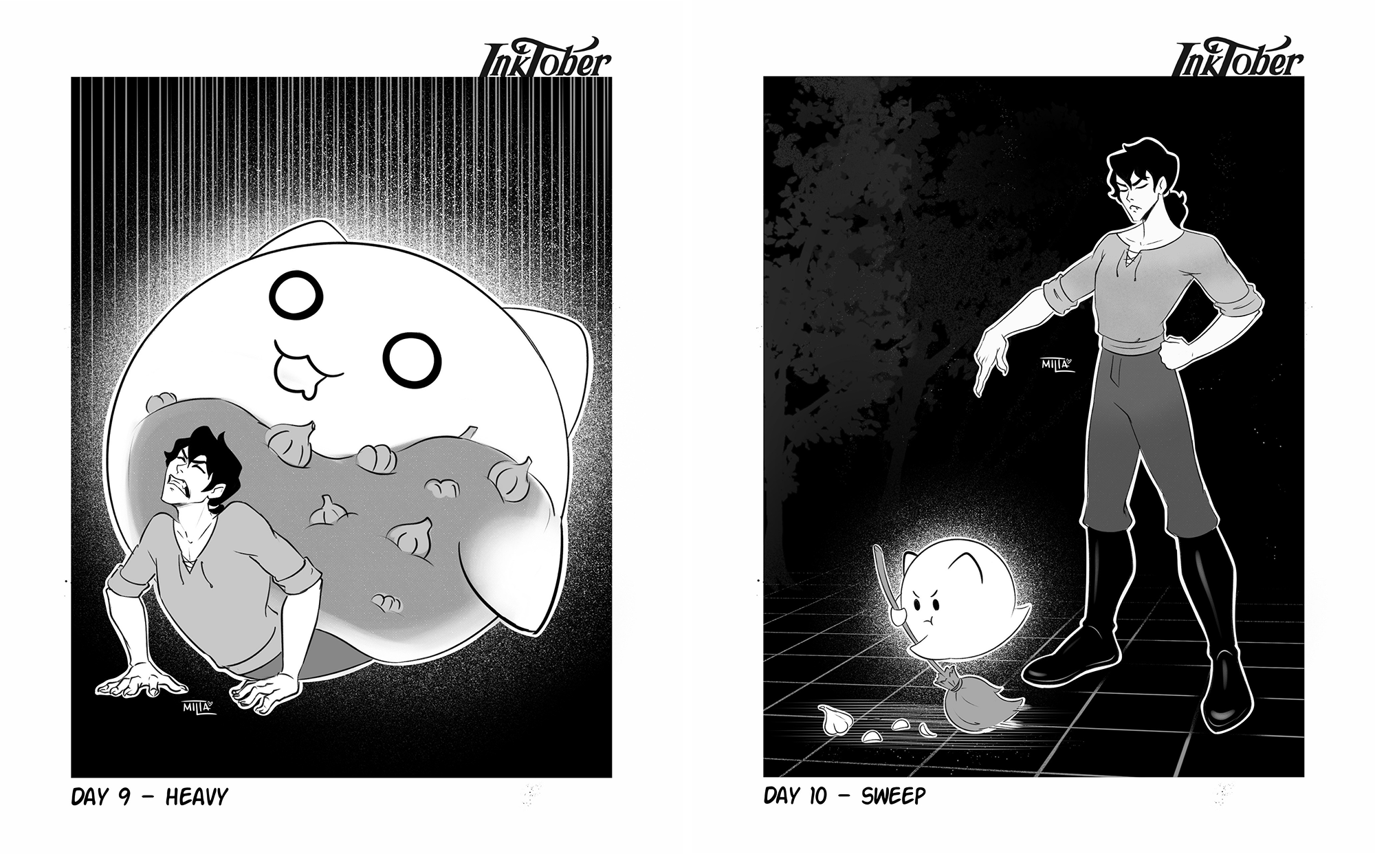 Inktober 2025 — Изображение №8 — Иллюстрация, Графика на Dprofile